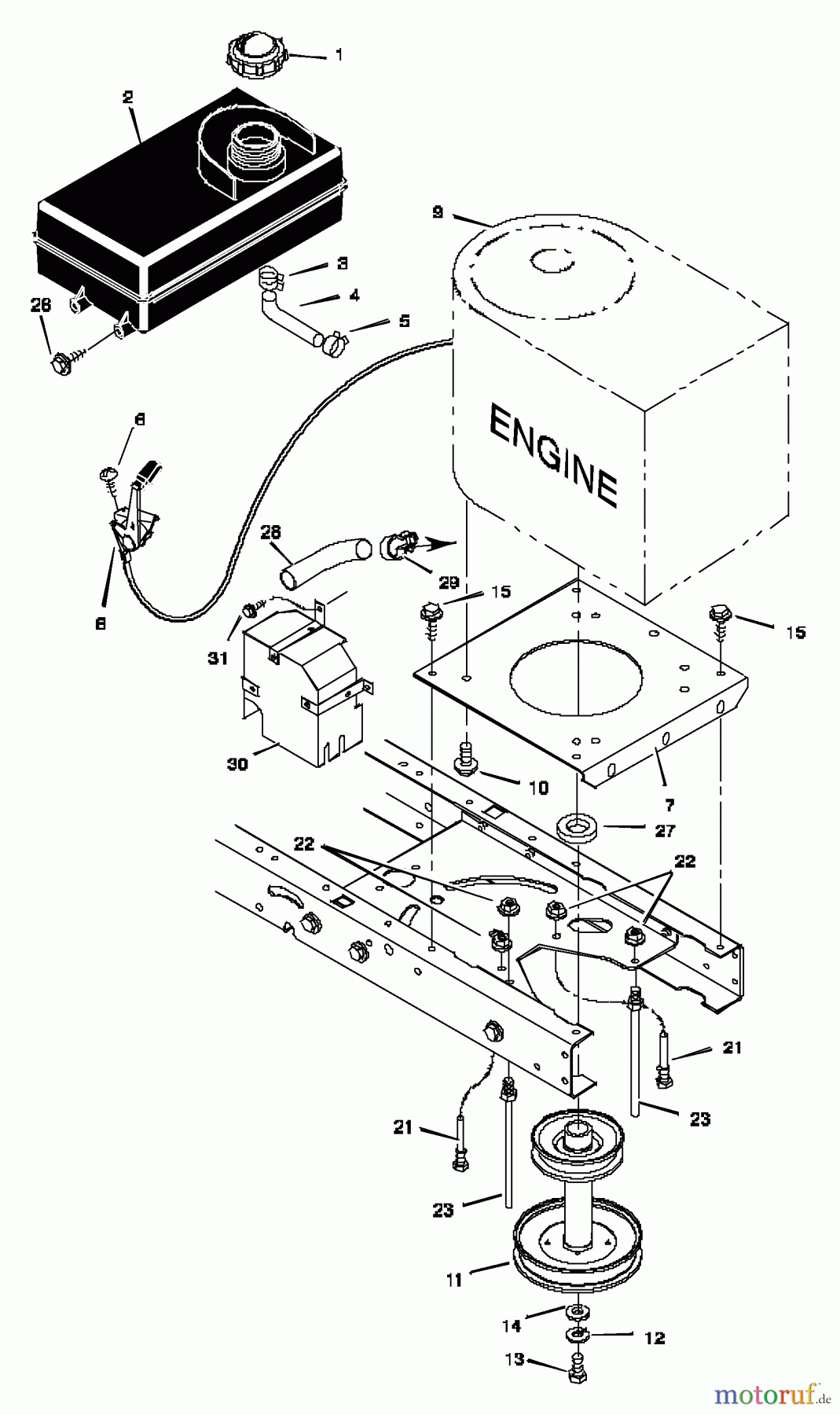  Murray Rasen- und Gartentraktoren 42578x6A - Murray Ultra 42