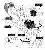 Murray 42580x89A - Yard King Performance 42" Lawn Tractor (2000) Spareparts Engine And Control Assembly