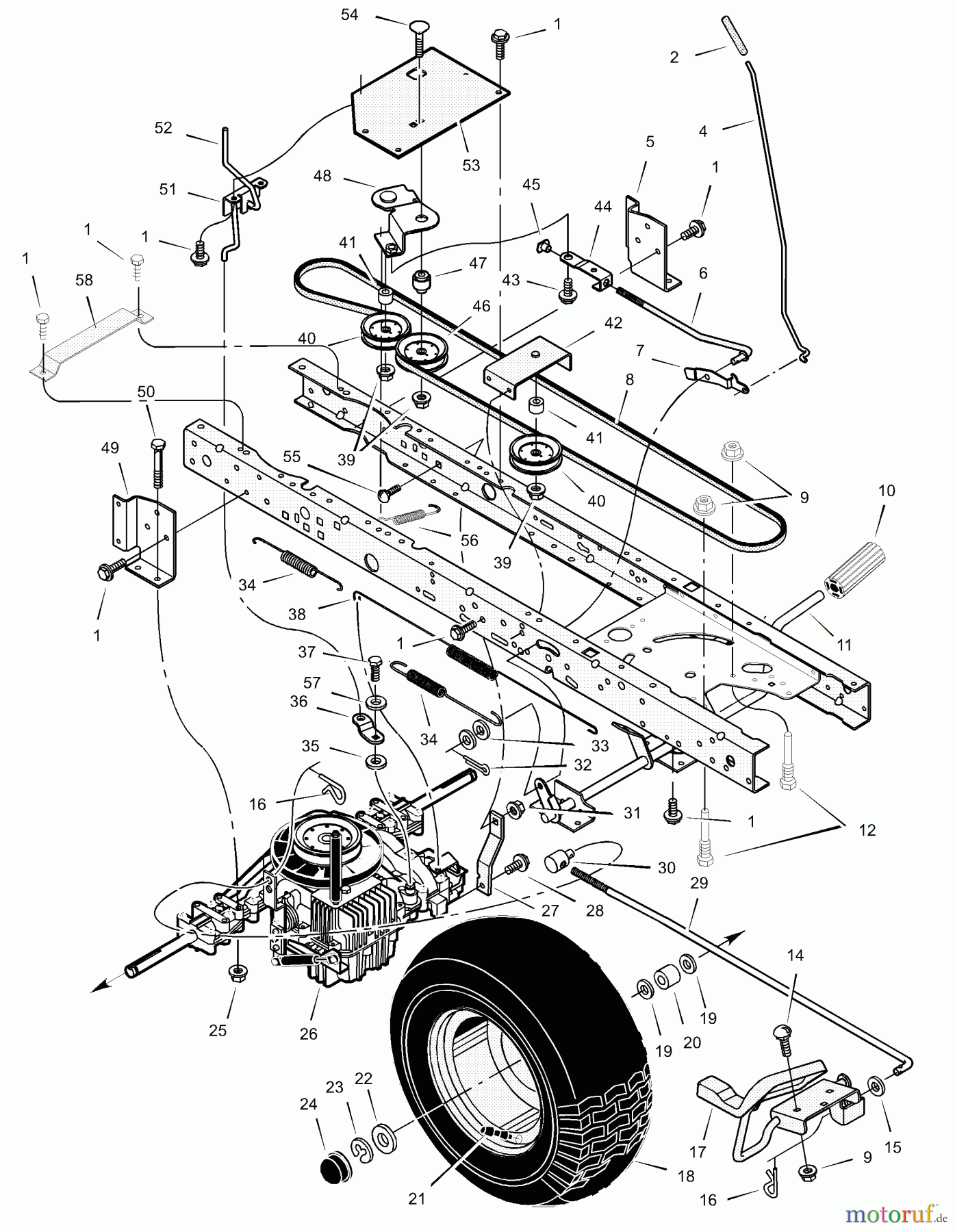  Murray Rasen- und Gartentraktoren 42583x6C - Murray Ultra 42