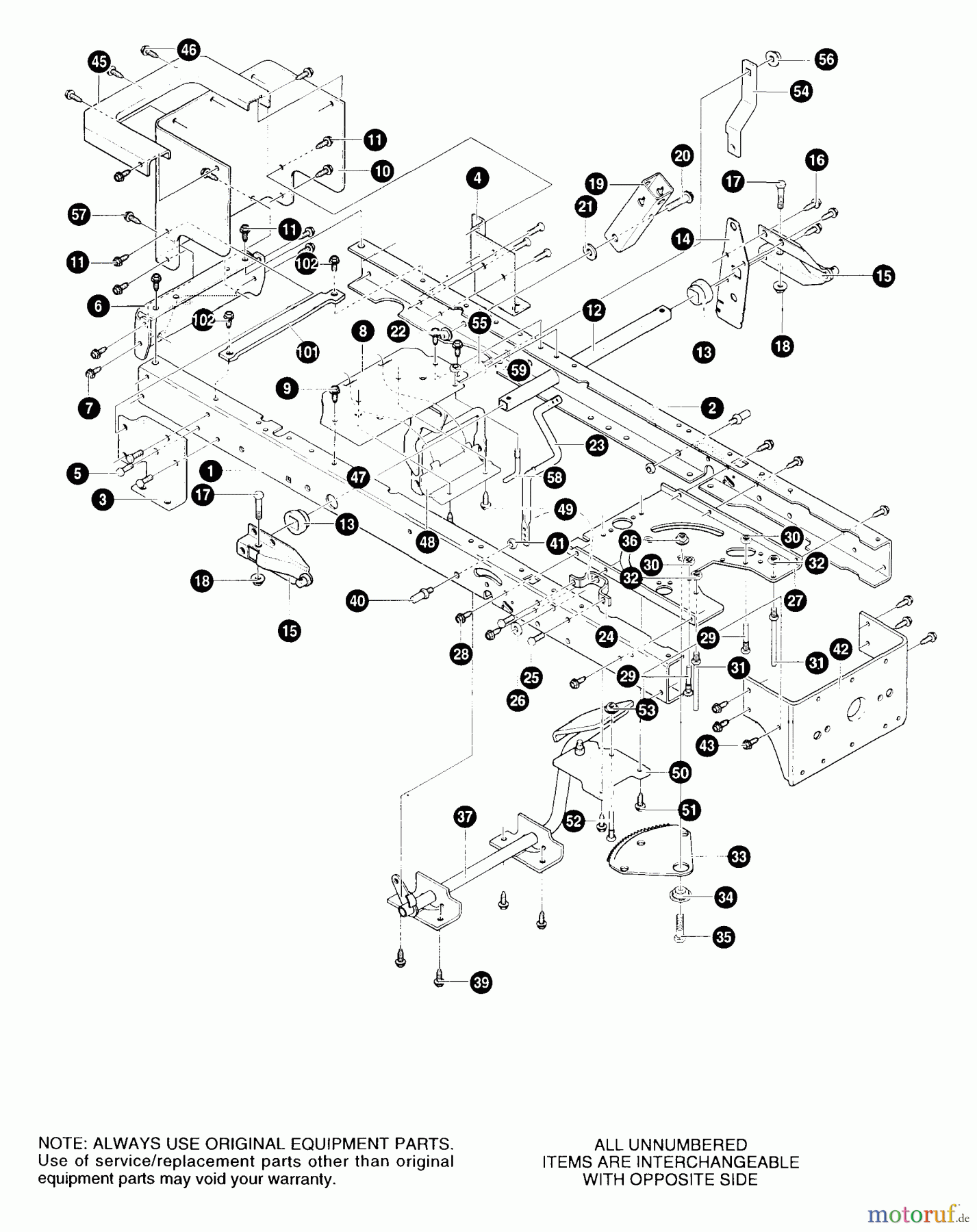  Murray Rasen- und Gartentraktoren 42589x8B - Scotts 42