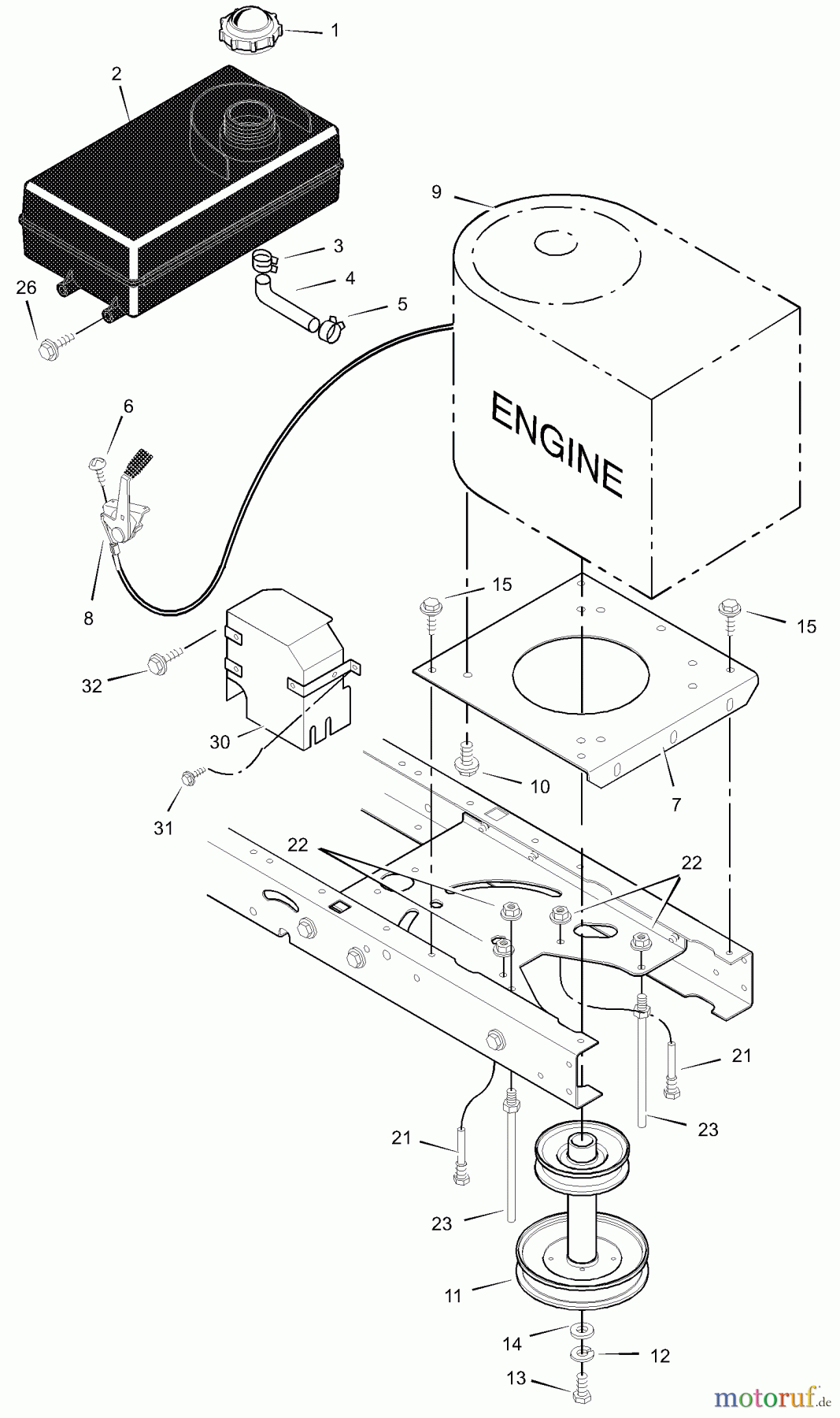  Murray Rasen- und Gartentraktoren 42598x92A - B&S/Murray 42