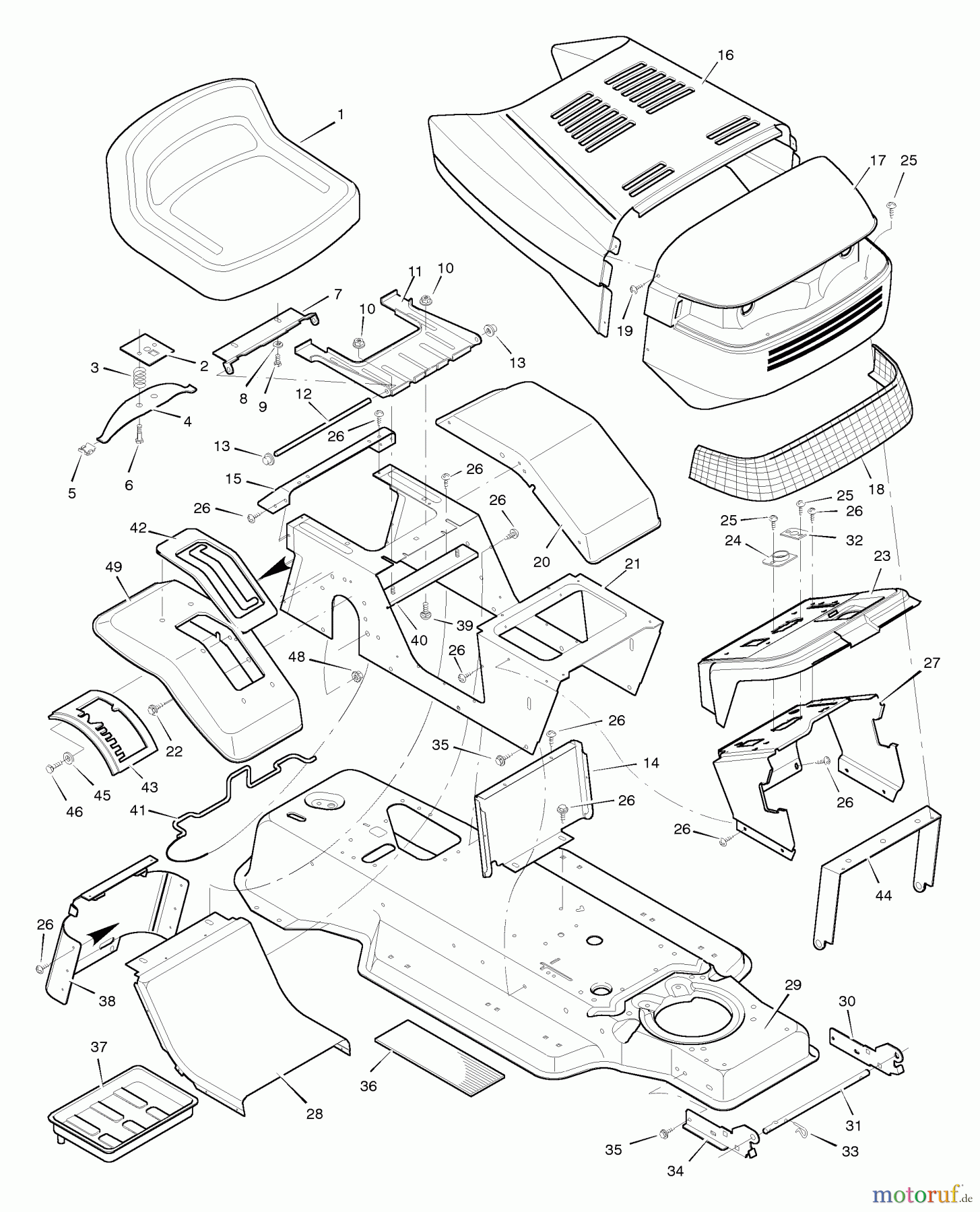  Murray Rasen- und Gartentraktoren 42827x99A - B&S/Murray 42