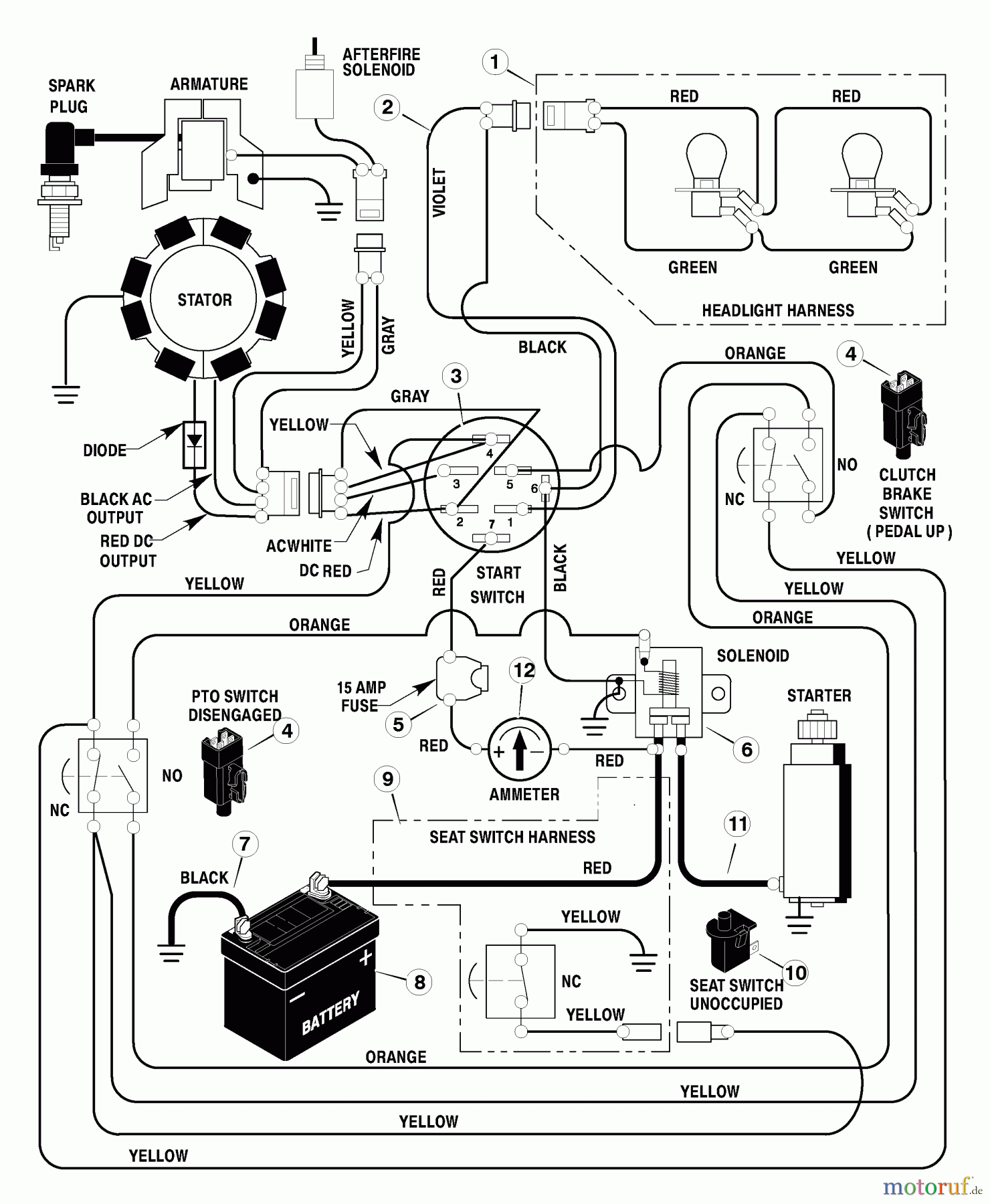  Murray Rasen- und Gartentraktoren 461008x92A - B&S/Murray 46