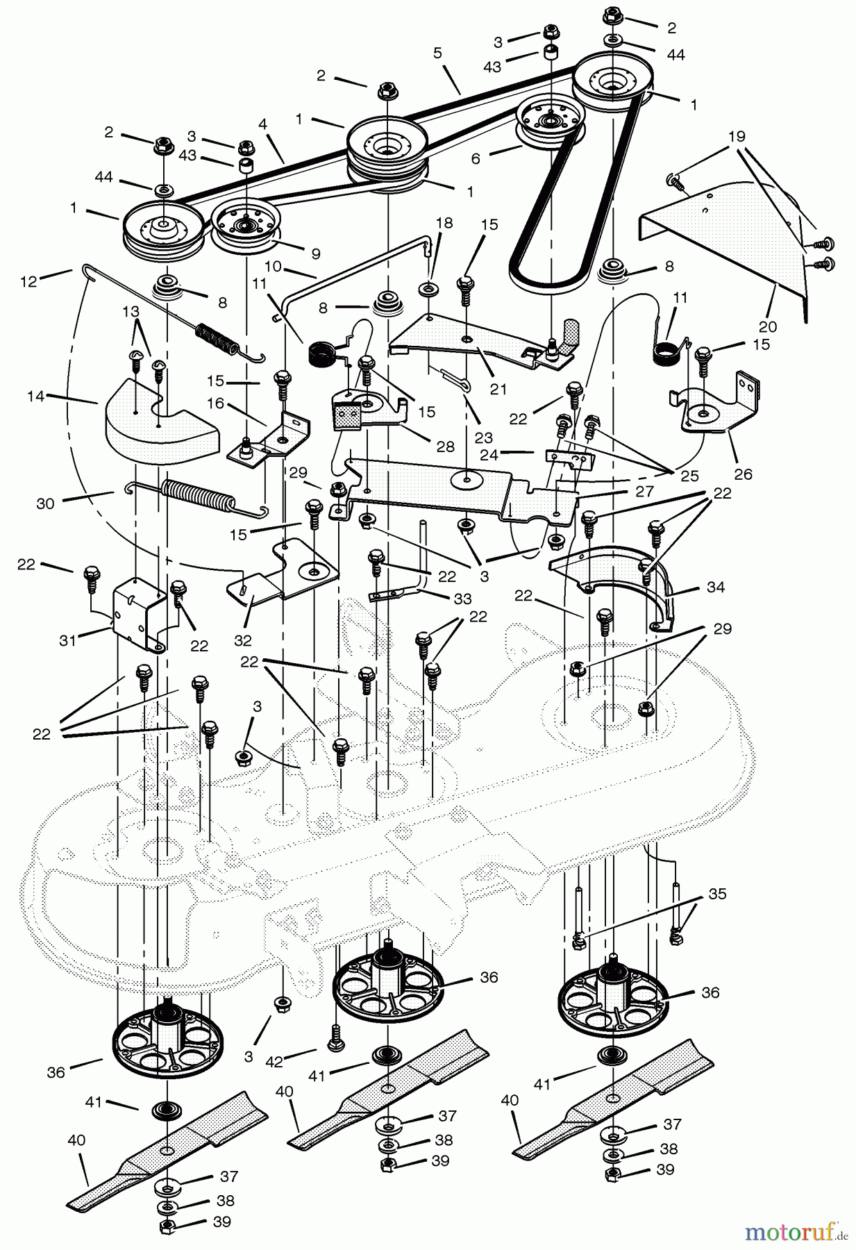  Murray Rasen- und Gartentraktoren 46104x8D - Scotts 46