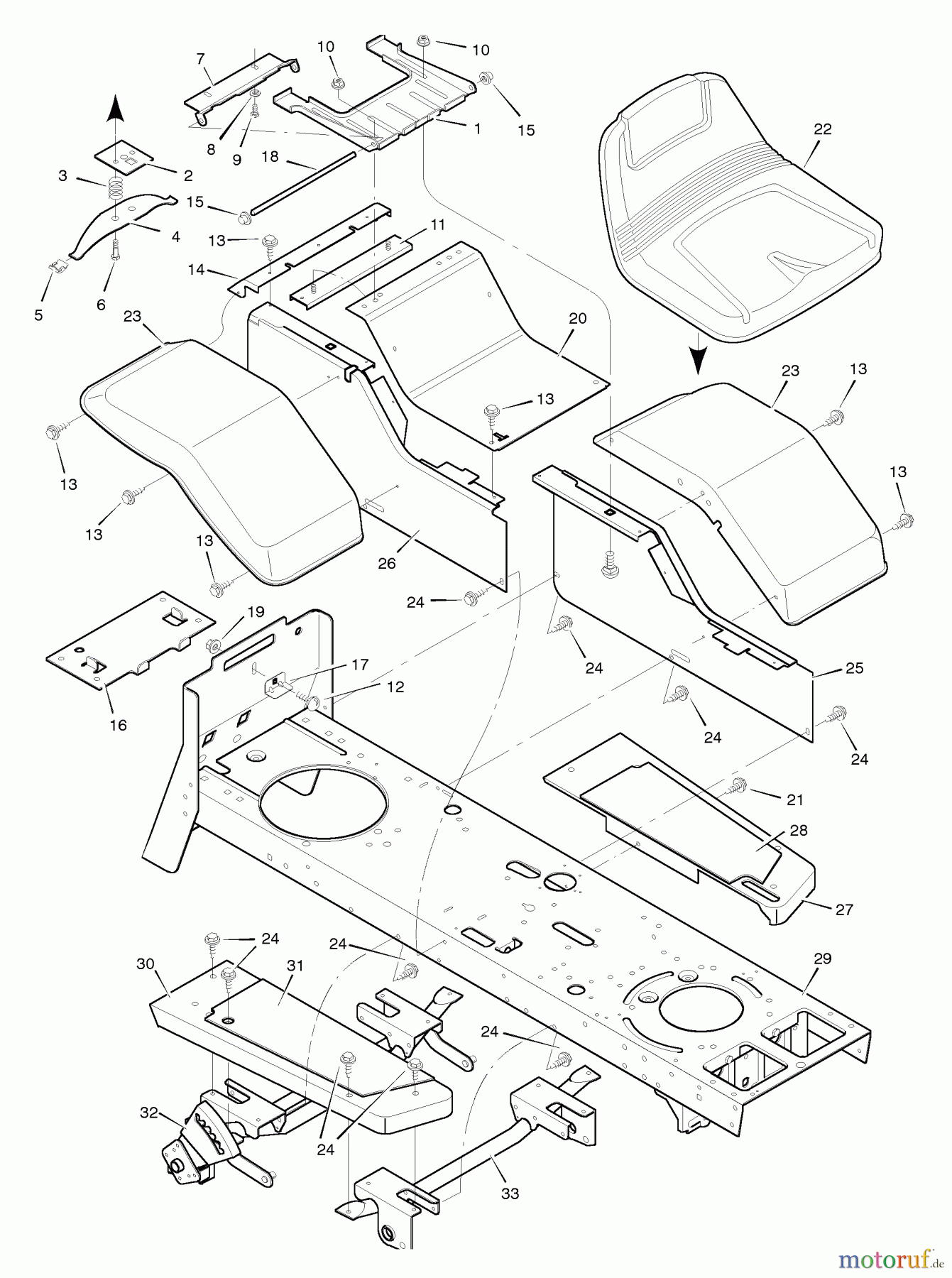  Murray Rasen- und Gartentraktoren 46400x5A - Murray 46