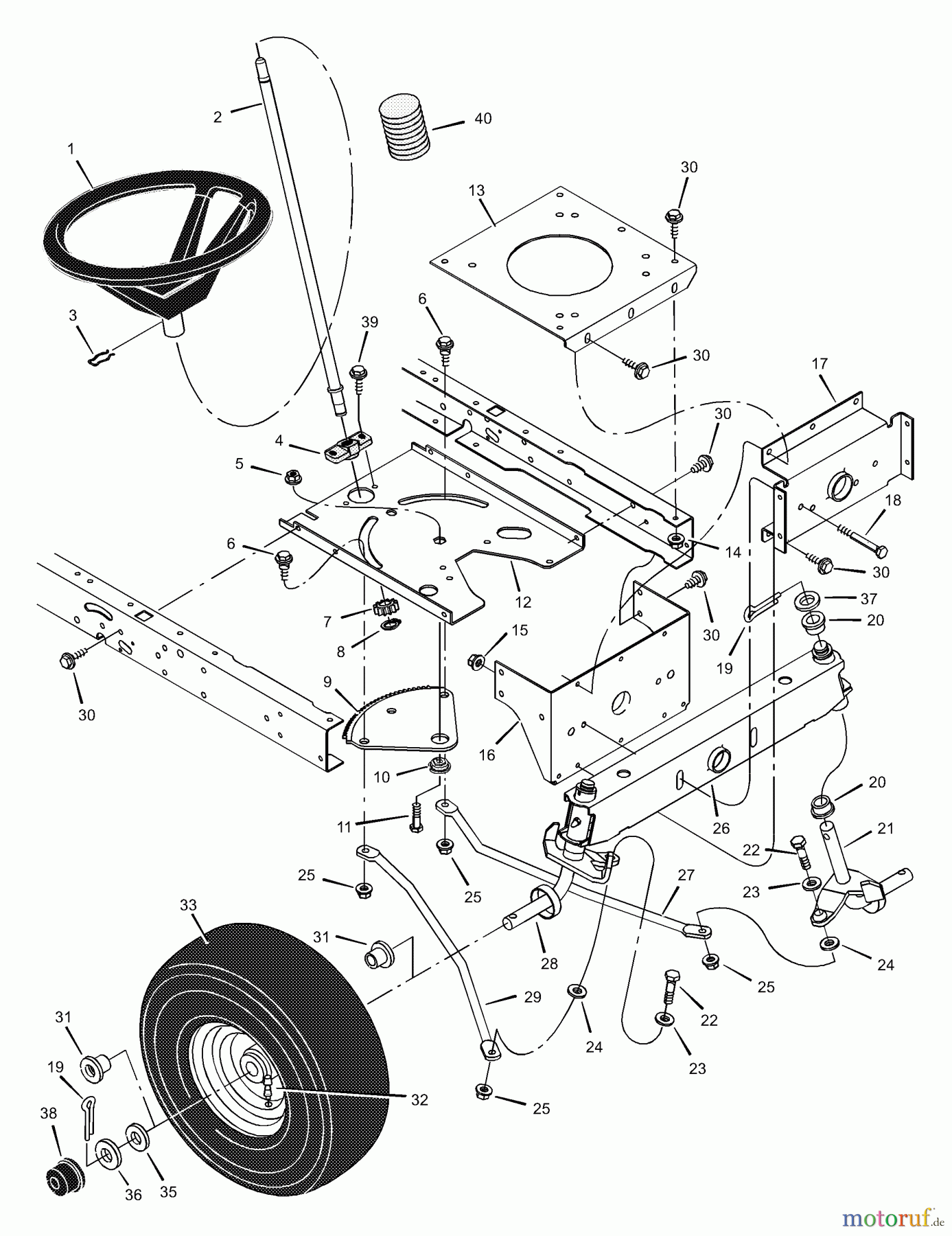  Murray Rasen- und Gartentraktoren 46501x92A - B&S/Murray 46