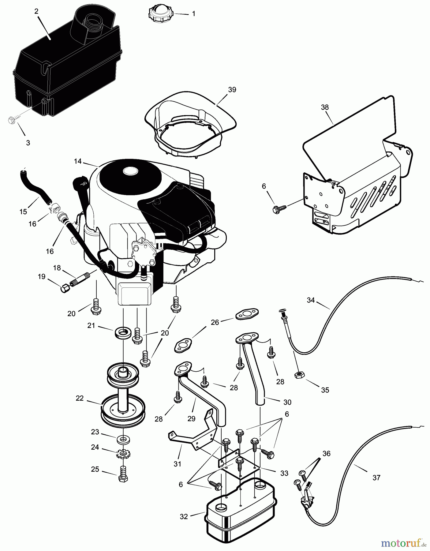  Murray Rasen- und Gartentraktoren 465600x31A - Scotts 46