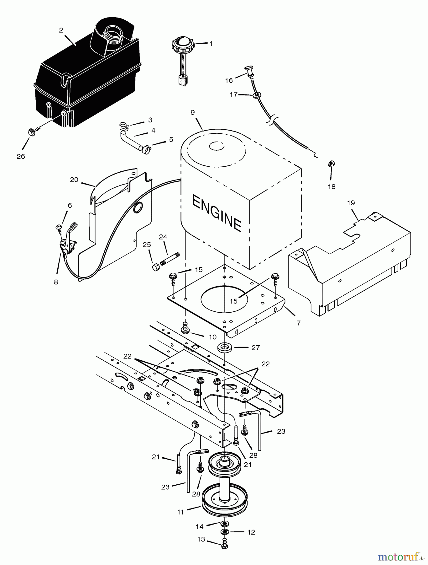  Murray Rasen- und Gartentraktoren 465602x31A - Scotts 46