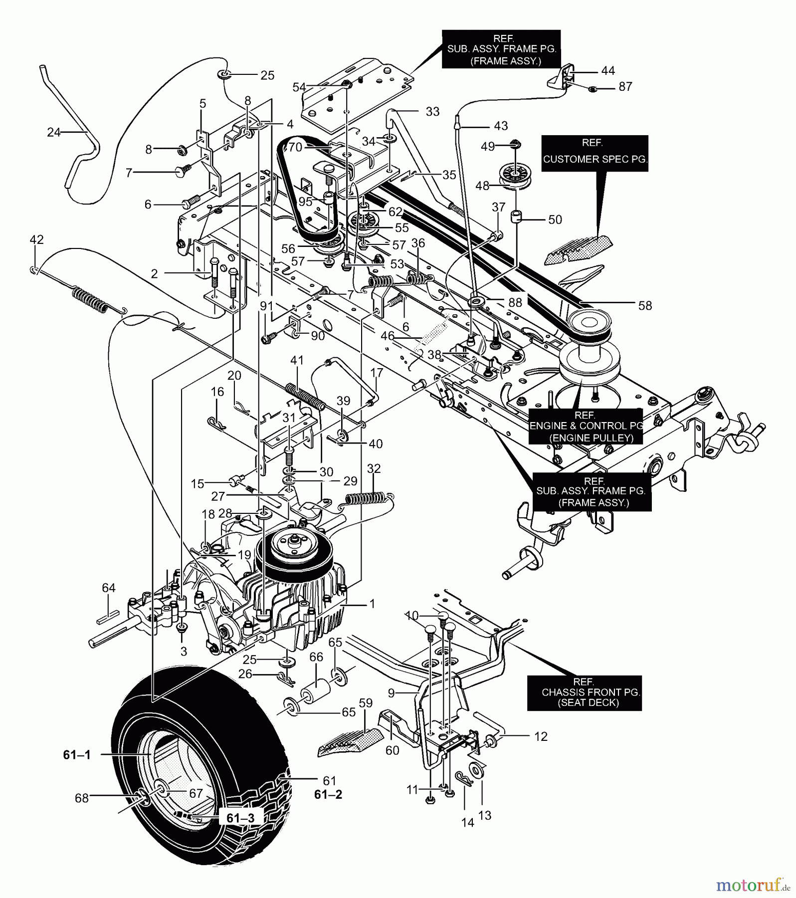  Murray Rasen- und Gartentraktoren 465615x99A - B&S/Murray 46