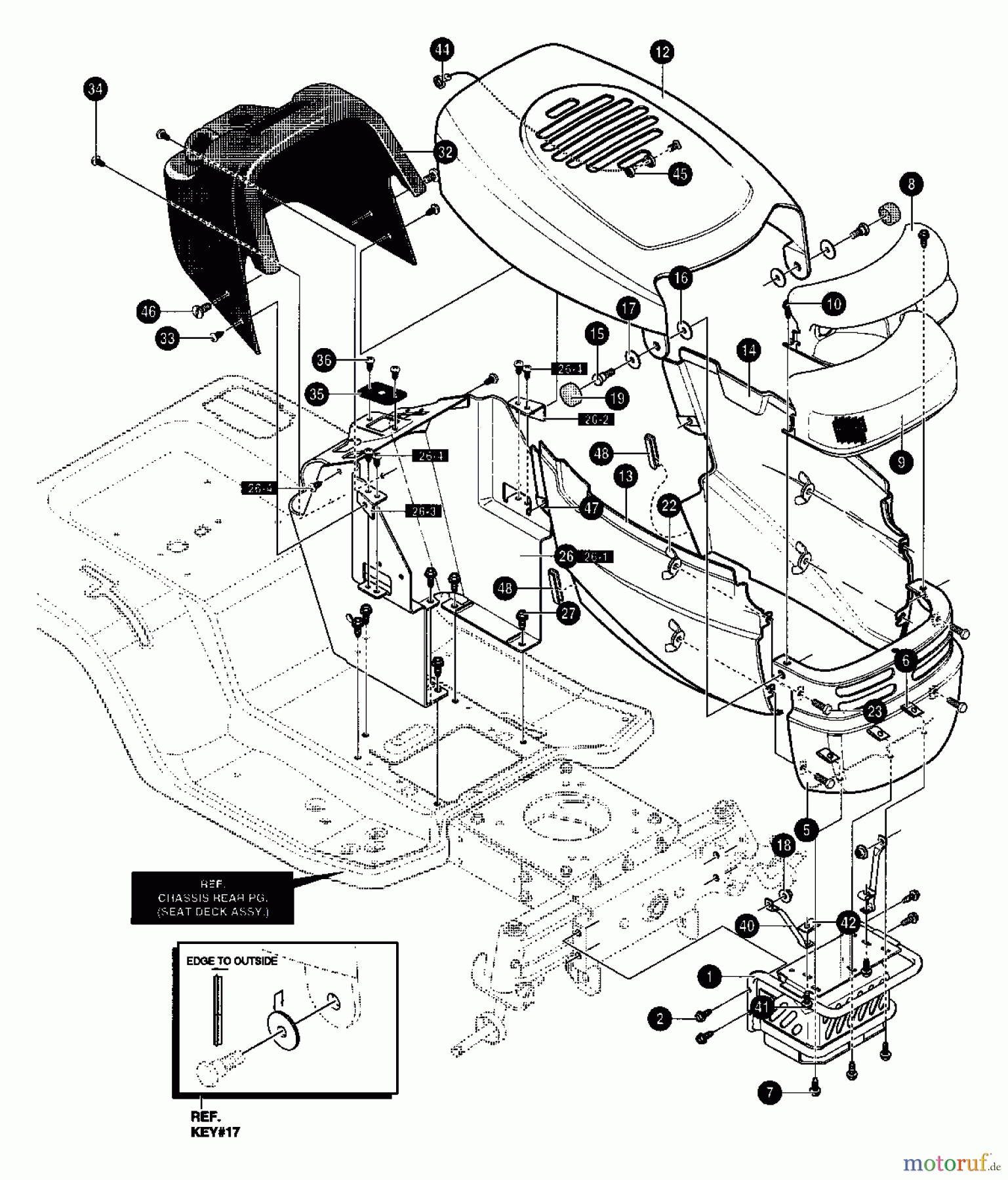  Murray Rasen- und Gartentraktoren 46562x8A - Scotts 46