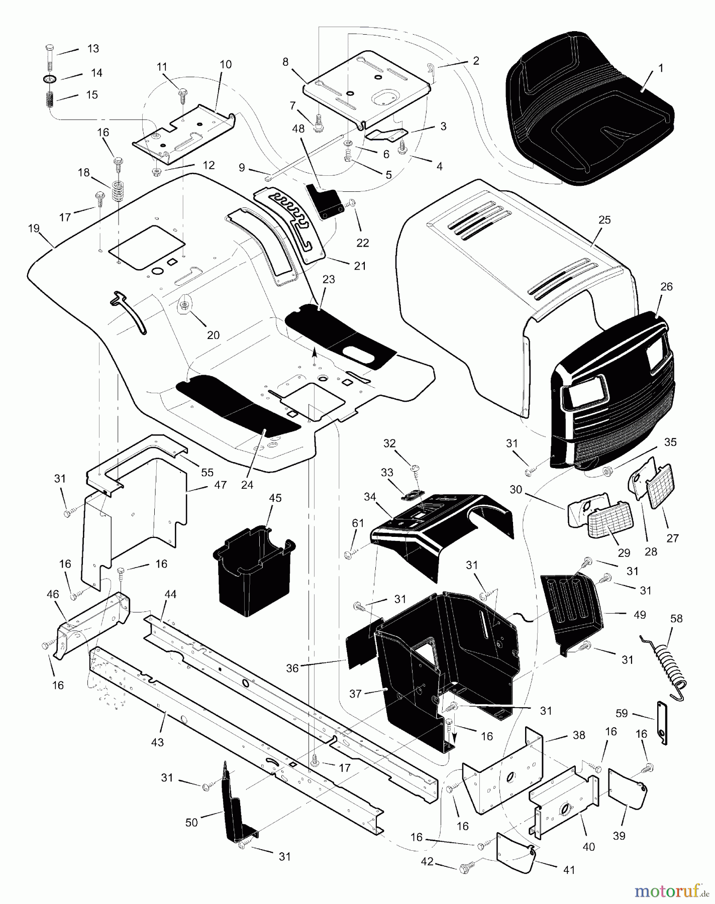  Murray Rasen- und Gartentraktoren 46569x6B - Murray Ultra 46