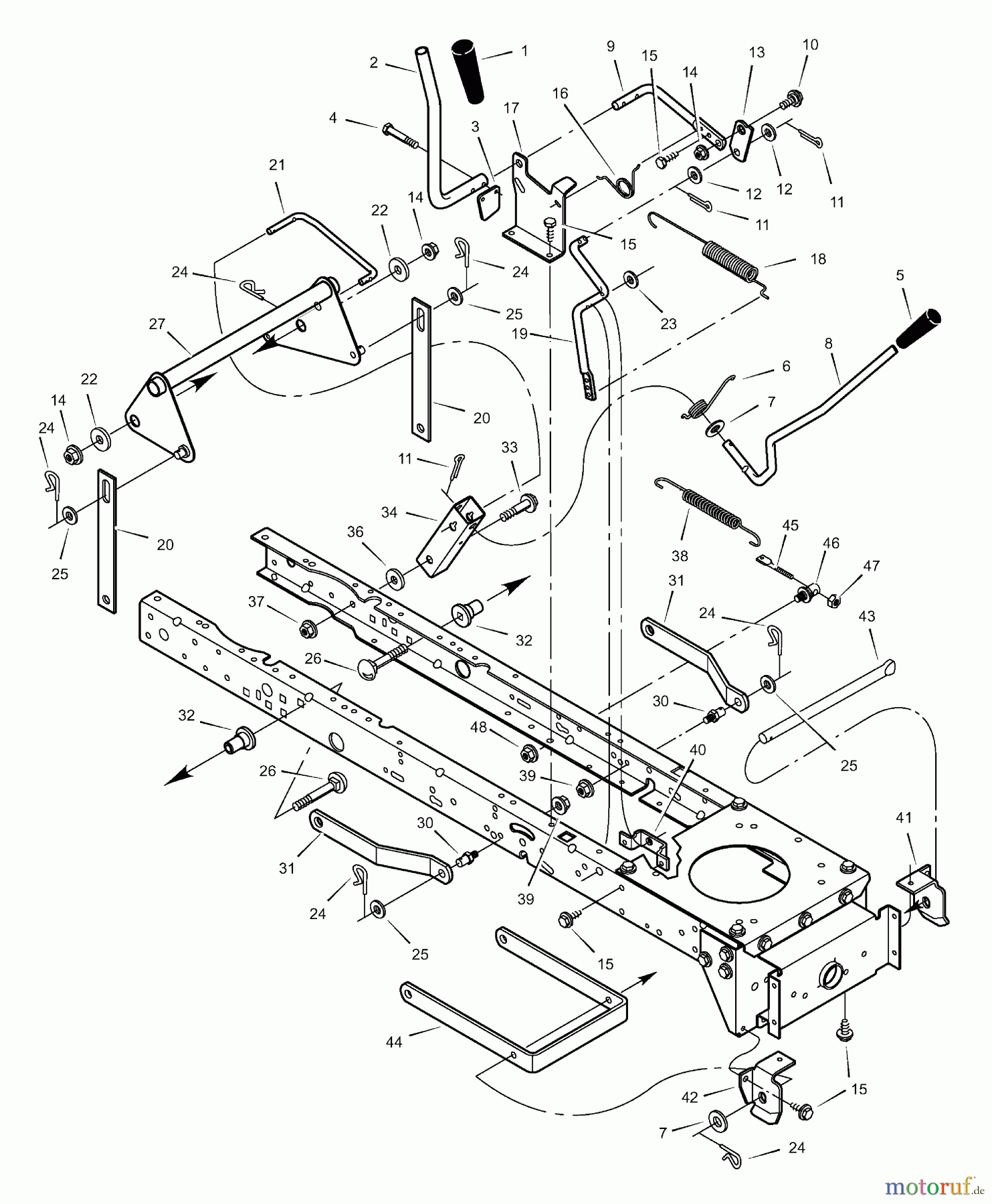  Murray Rasen- und Gartentraktoren 46570x71B - B&S/Murray 46