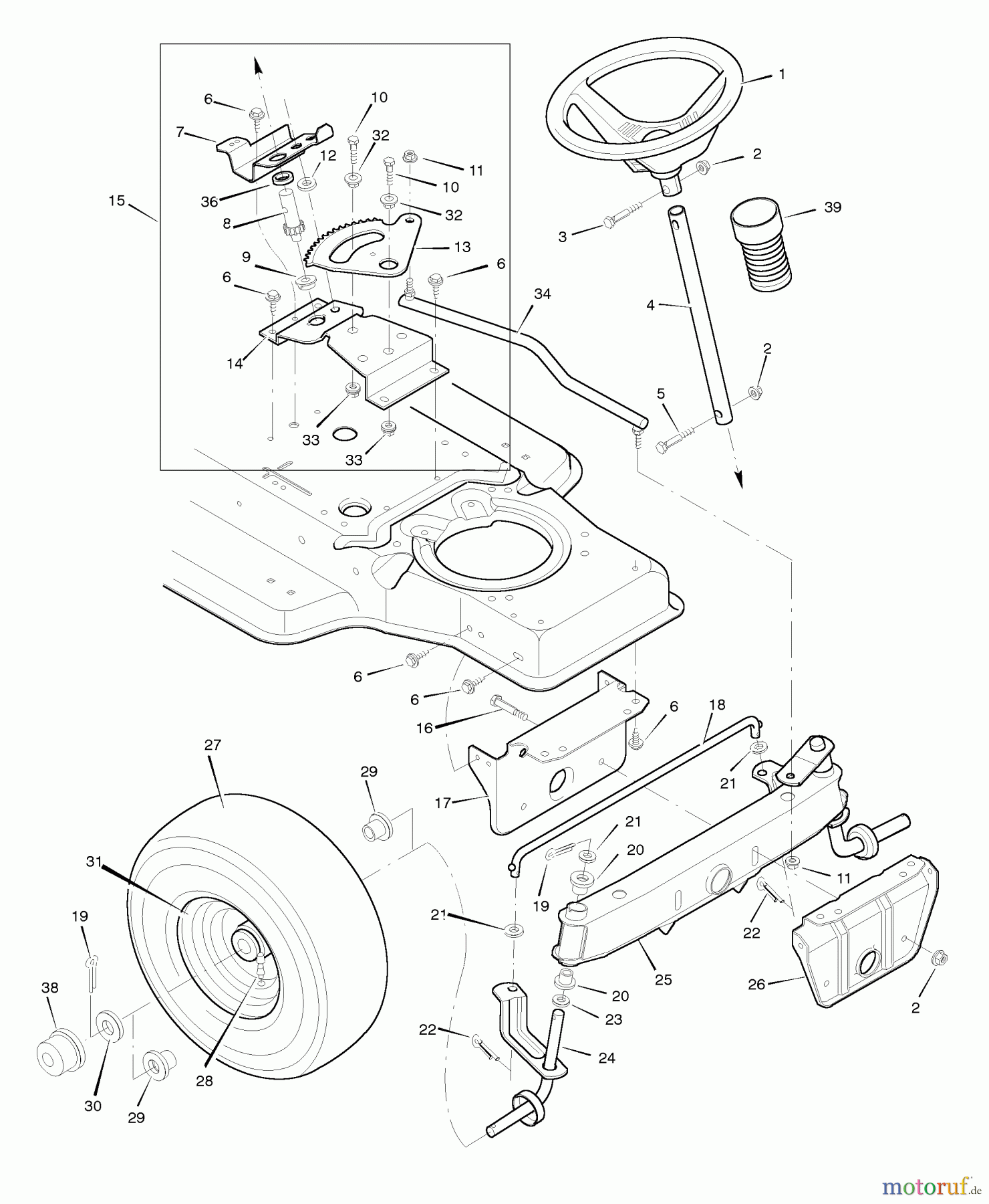  Murray Rasen- und Gartentraktoren 46904x92A - B&S/Murray 46