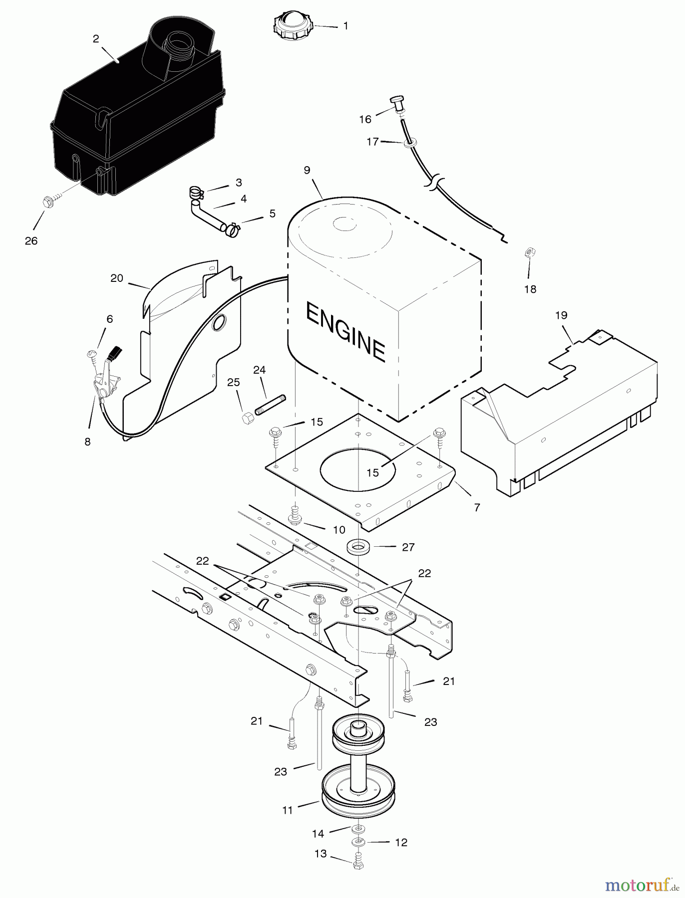  Murray Rasen- und Gartentraktoren 50568x9A - B&S/Murray 50