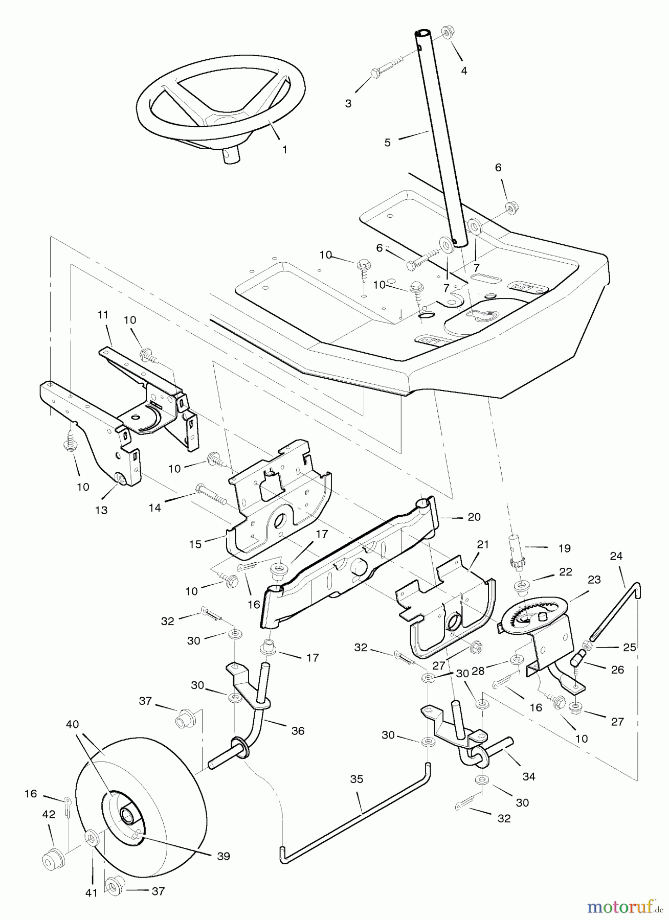  Murray Rasen- und Gartentraktoren 30500x92A - B&S/Murray 30