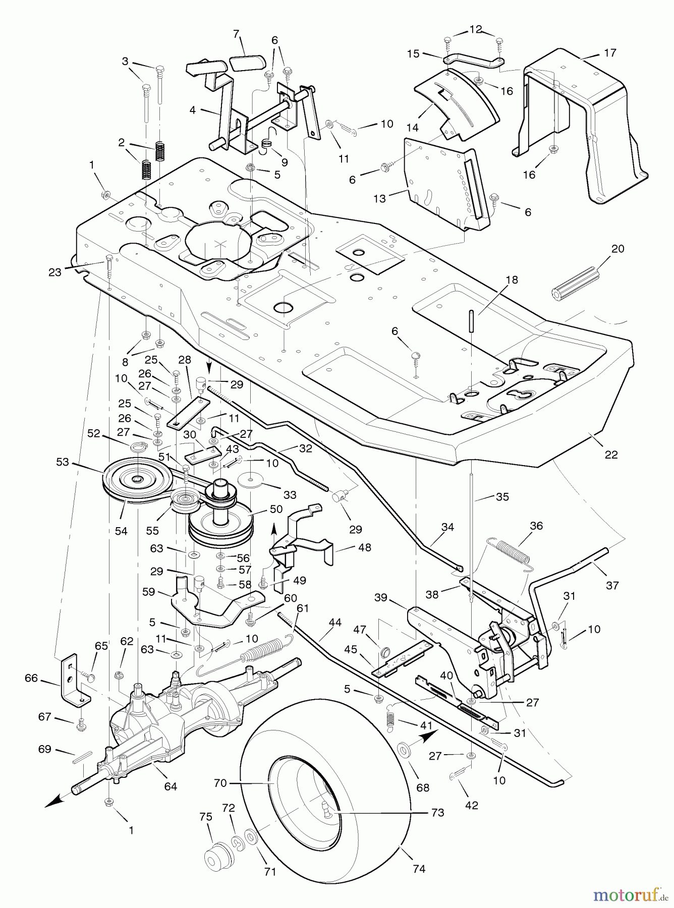  Murray Rasen- und Gartentraktoren 30550x30A - Murray 30