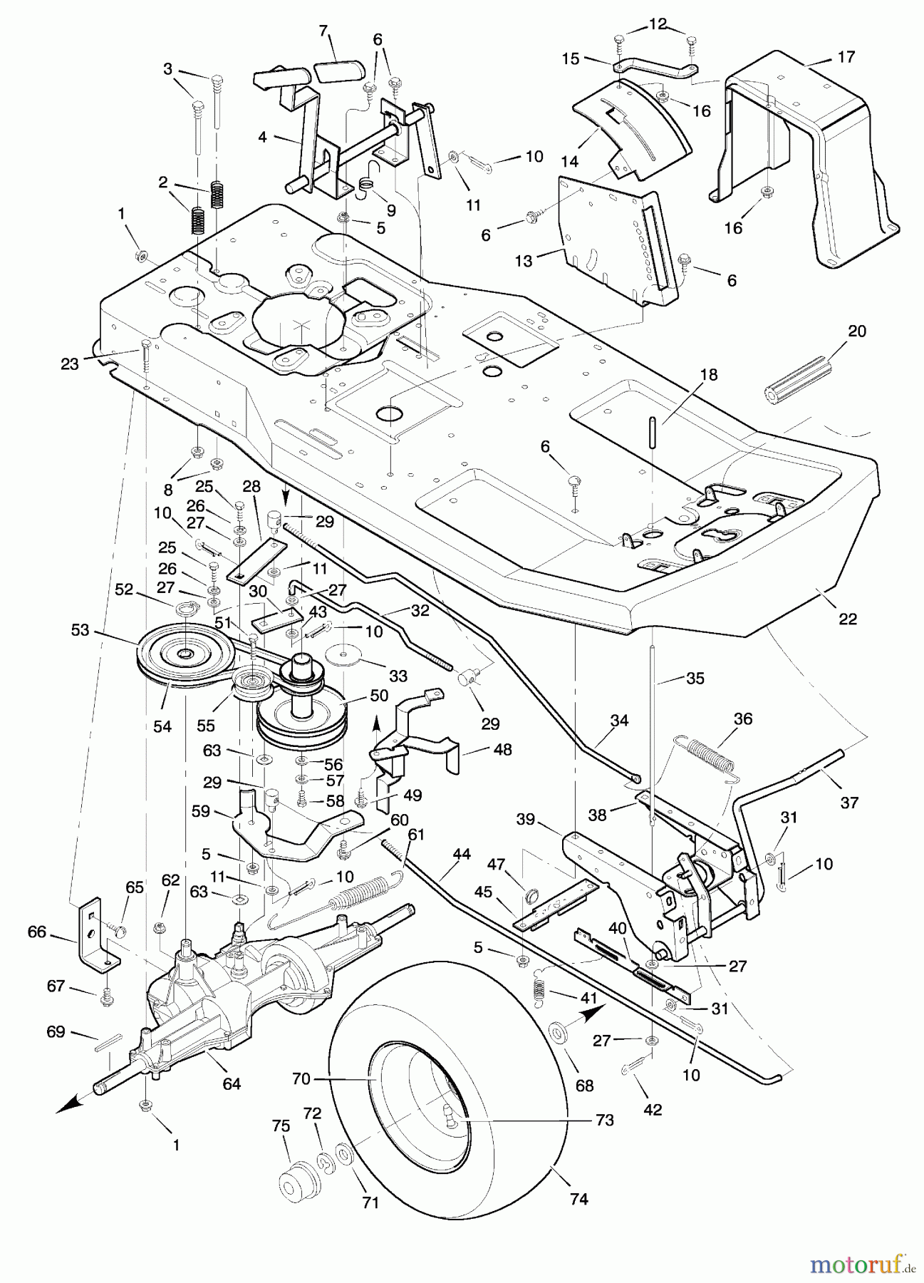  Murray Rasen- und Gartentraktoren 30560F - Murray 30