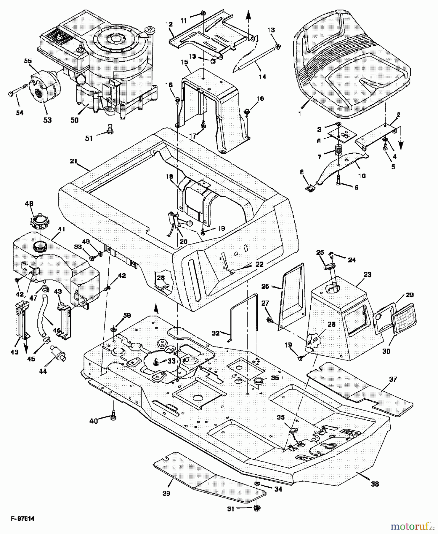  Murray Reitermäher 30560E - Murray 30