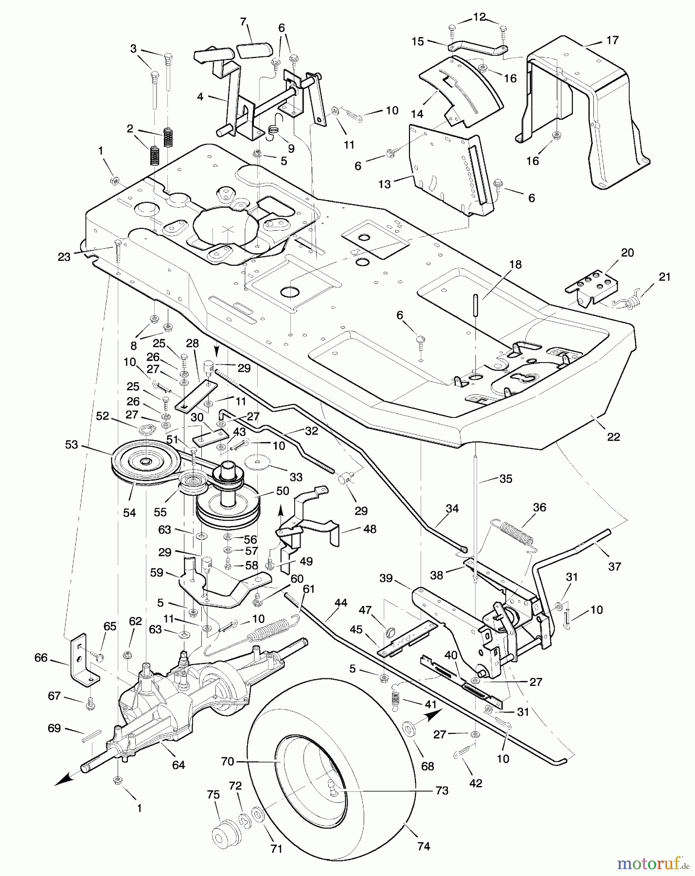  Murray Rasen- und Gartentraktoren 30577x31A - Scotts 30