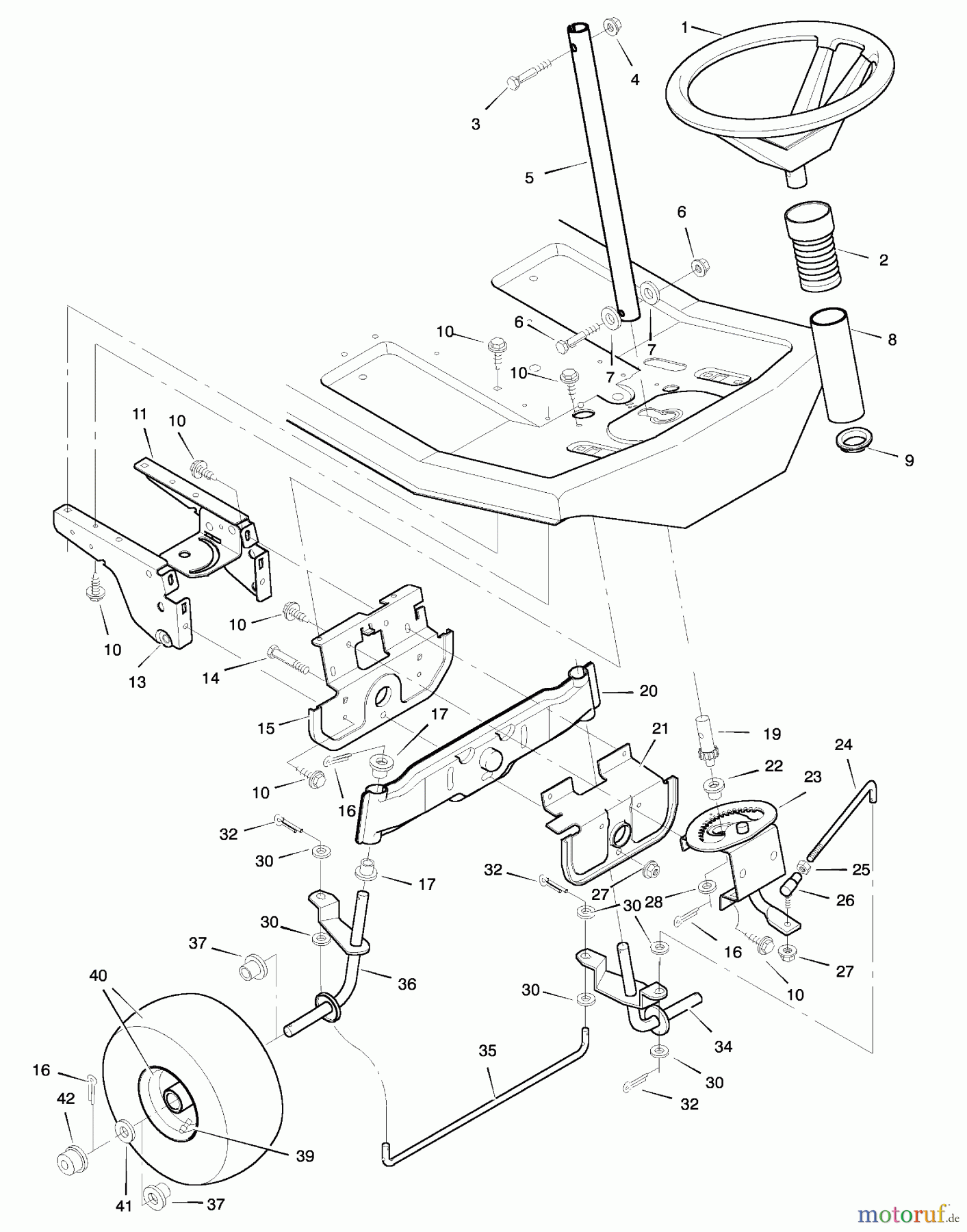  Murray Rasen- und Gartentraktoren 30577x31A - Scotts 30