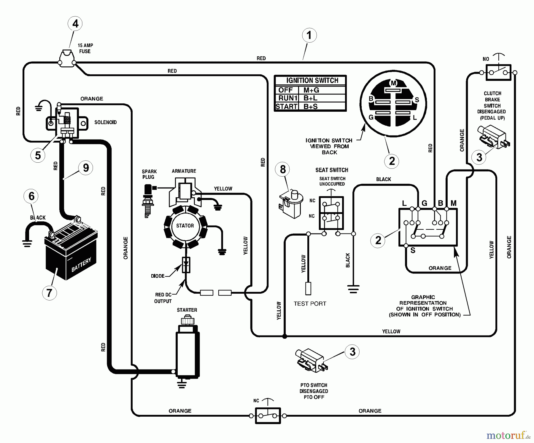  Murray Reitermäher 309001x48A - B&S/Murray 30