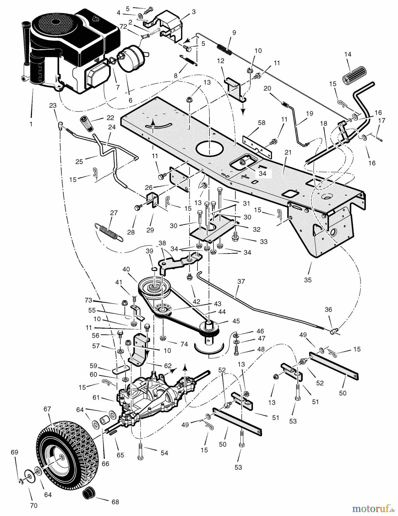  Murray Reitermäher 536.270290 - Craftsman 30