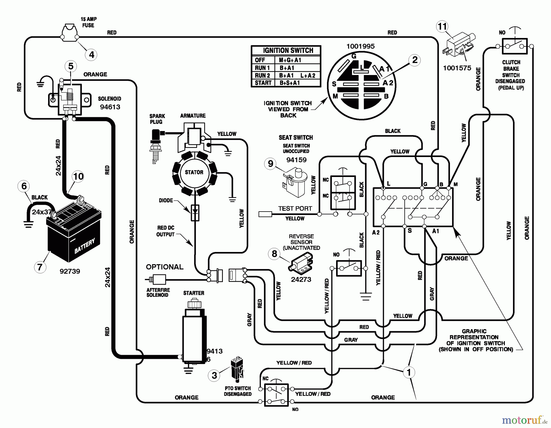  Murray Reitermäher C950-60405-1 - Craftsman 30