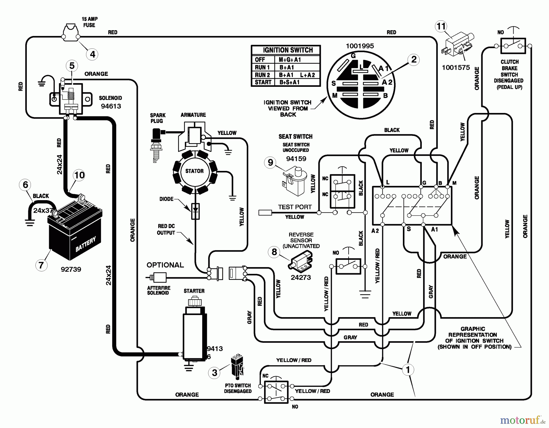  Murray Reitermäher C950-60405-2 - Craftsman 30