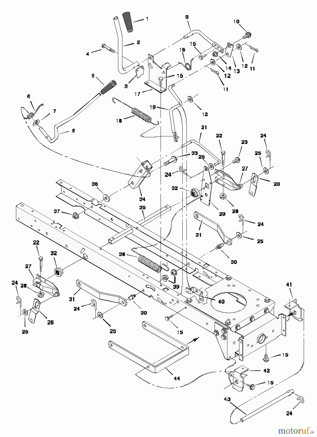  Murray Rasen- und Gartentraktoren 38504x25A - B&S/Murray 38