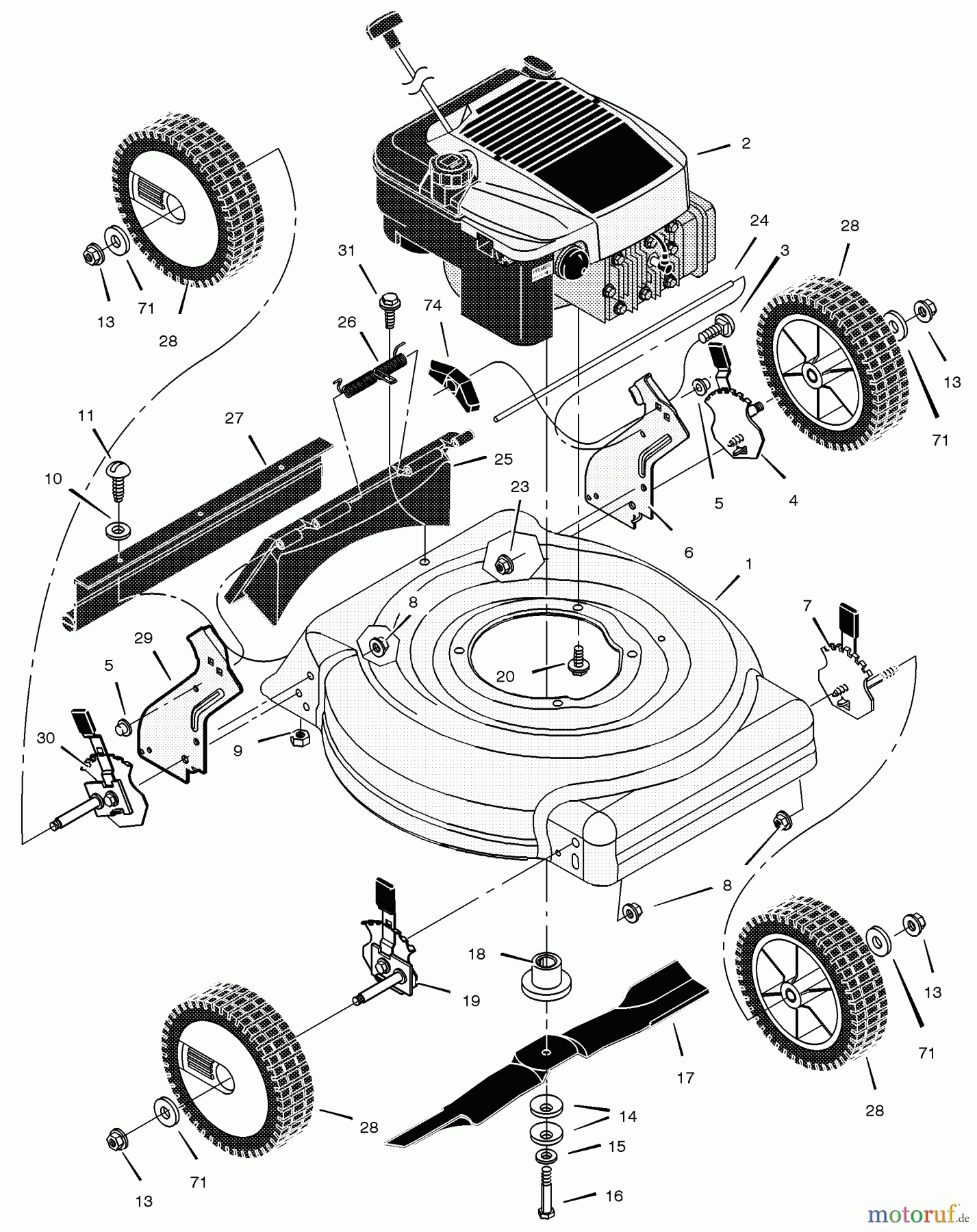  Murray Rasenmäher 20425x194D - B&S/Murray 20