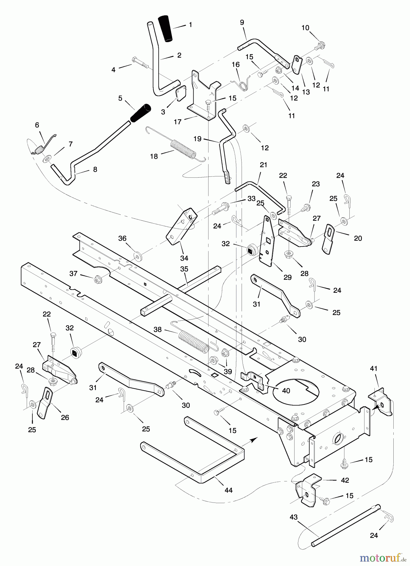  Murray Rasen- und Gartentraktoren 38515x83A - B&S/Murray 38