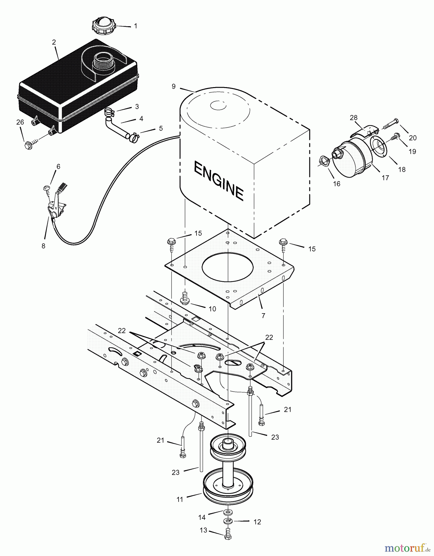  Murray Rasen- und Gartentraktoren 385300x30A - Murray 38