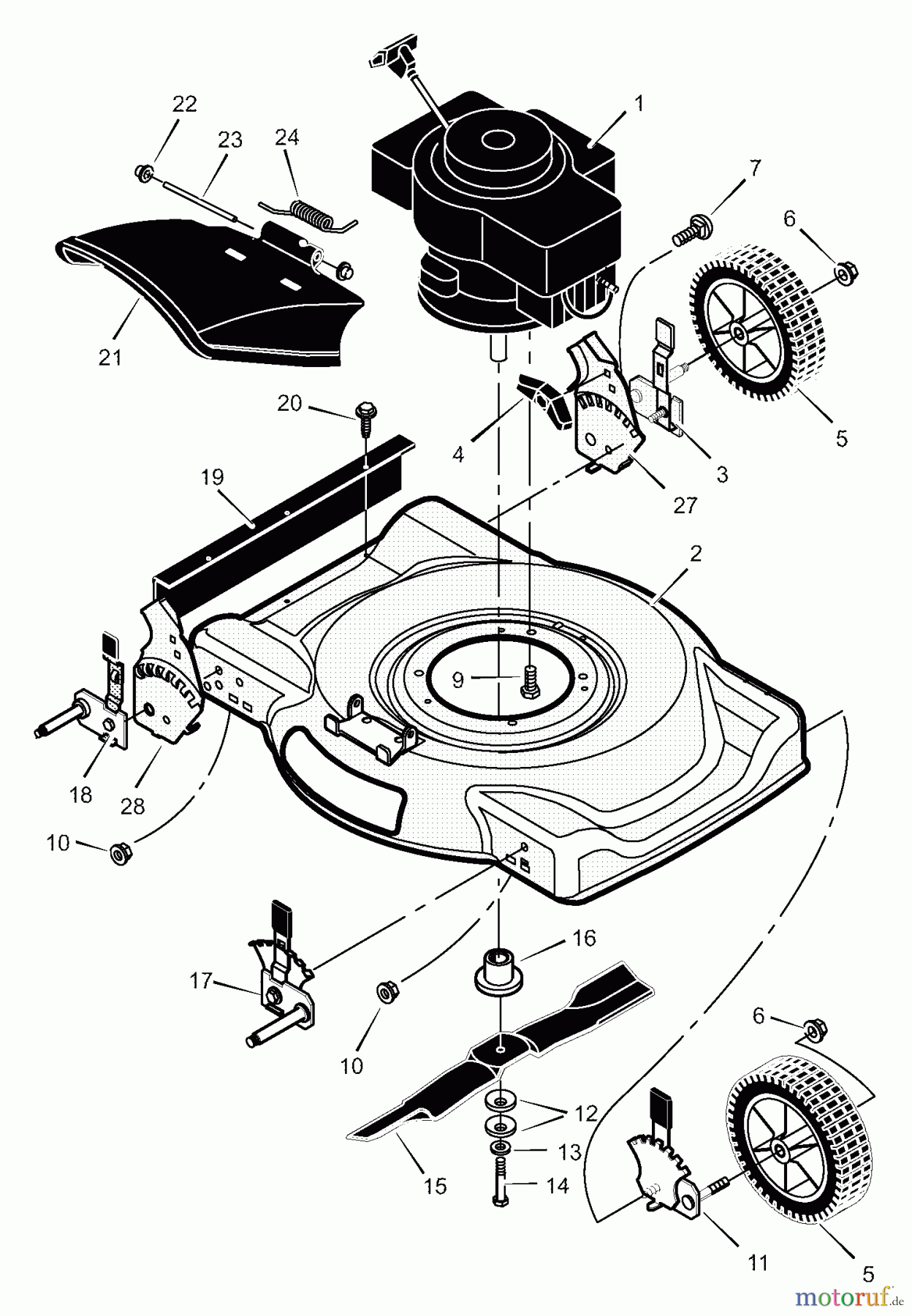  Murray Rasenmäher 22105B - Murray 22