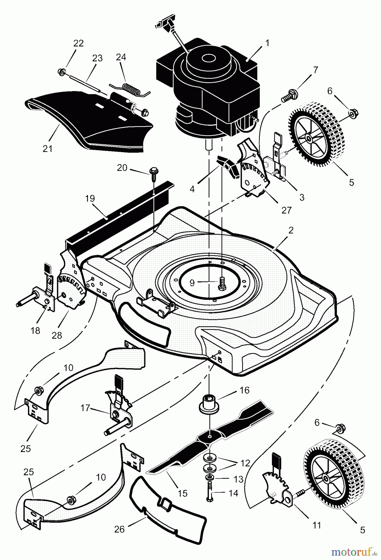  Murray Rasenmäher 22408B - Murray 22