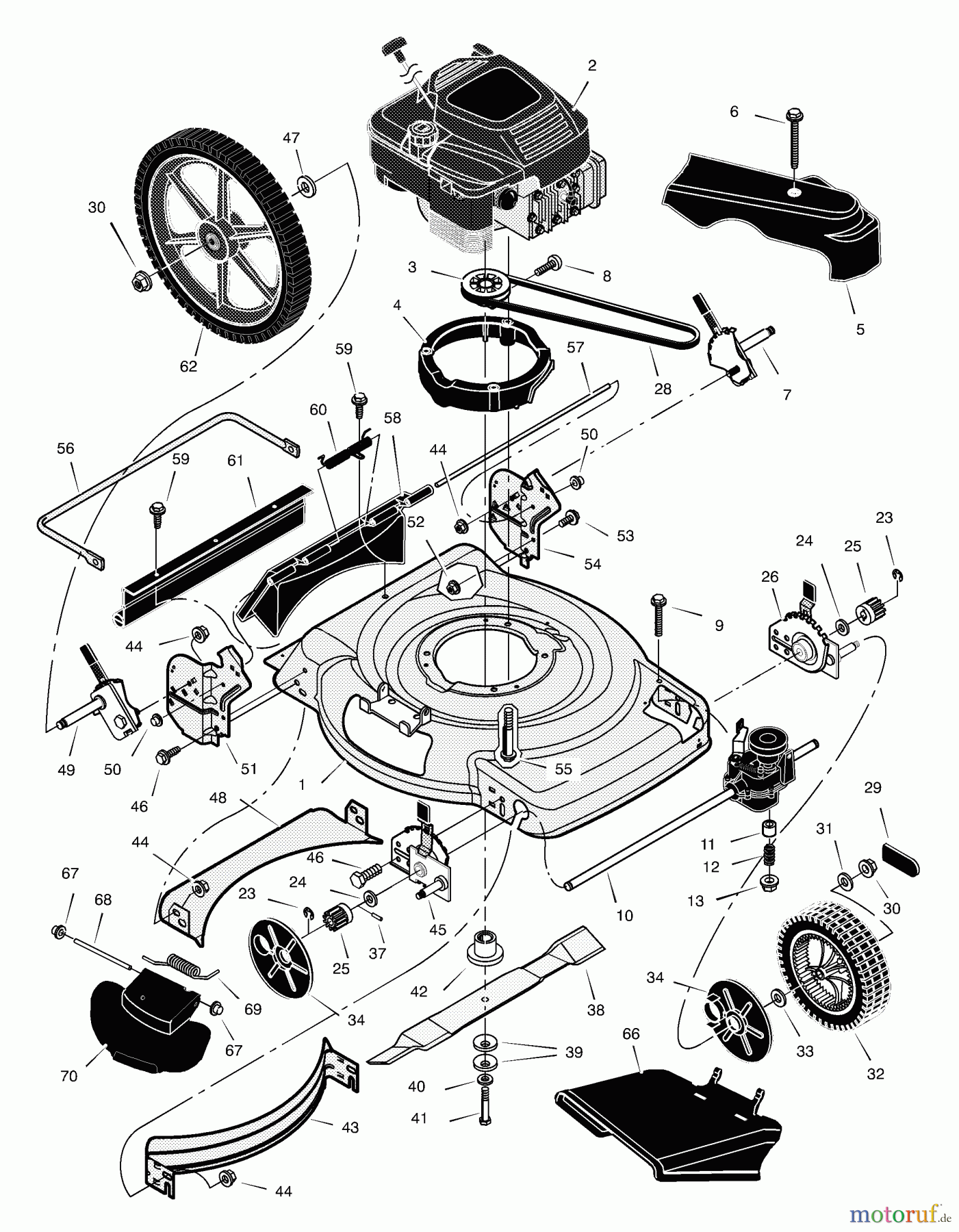 Yard king discount riding mower parts