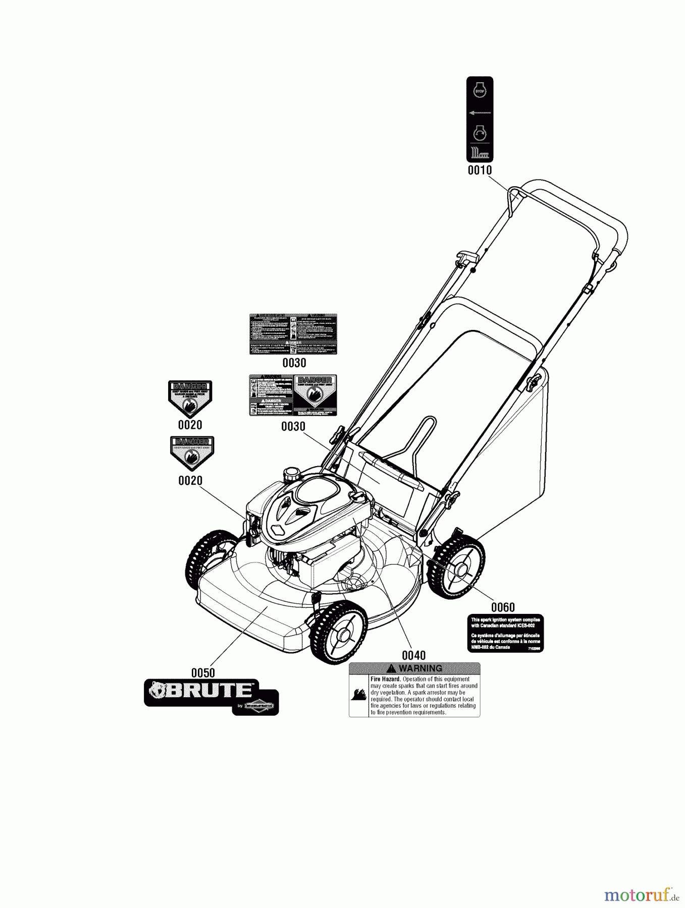  Murray Rasenmäher BT22675 (7800881) - Brute 22