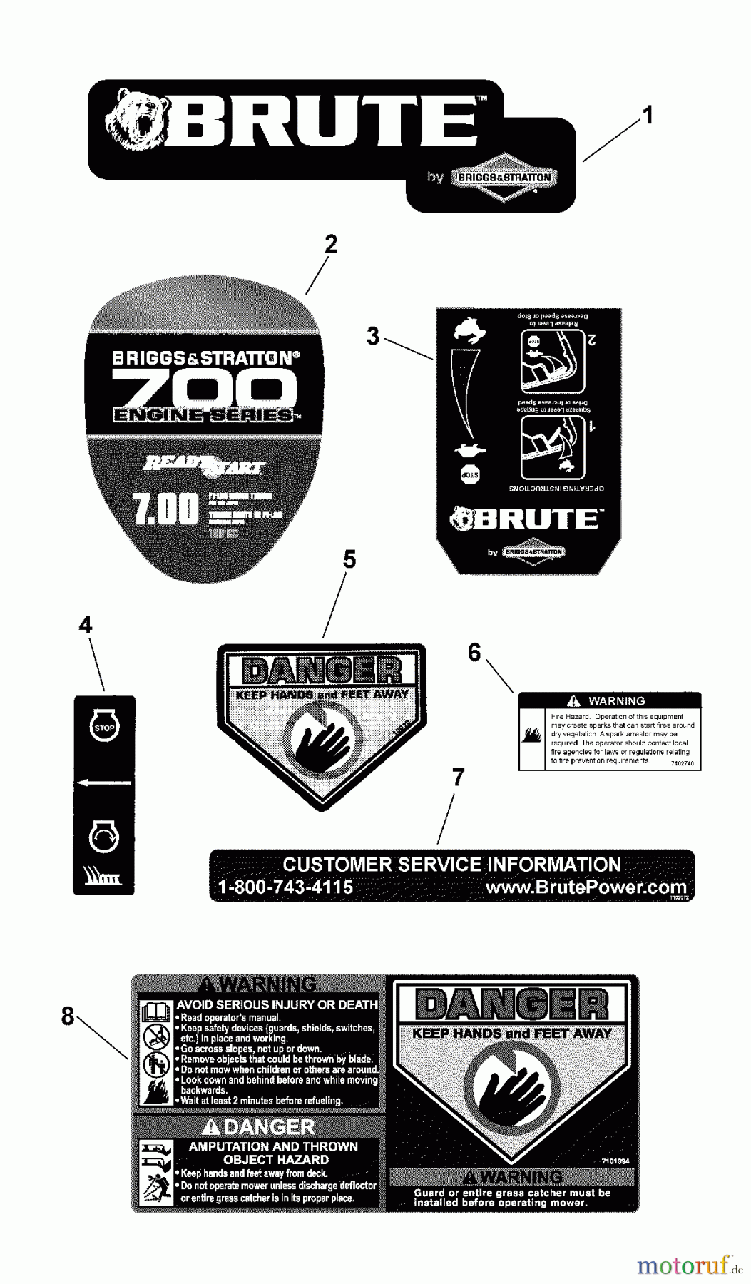  Murray Rasenmäher BTXPV22700E (7800662) - Brute 22