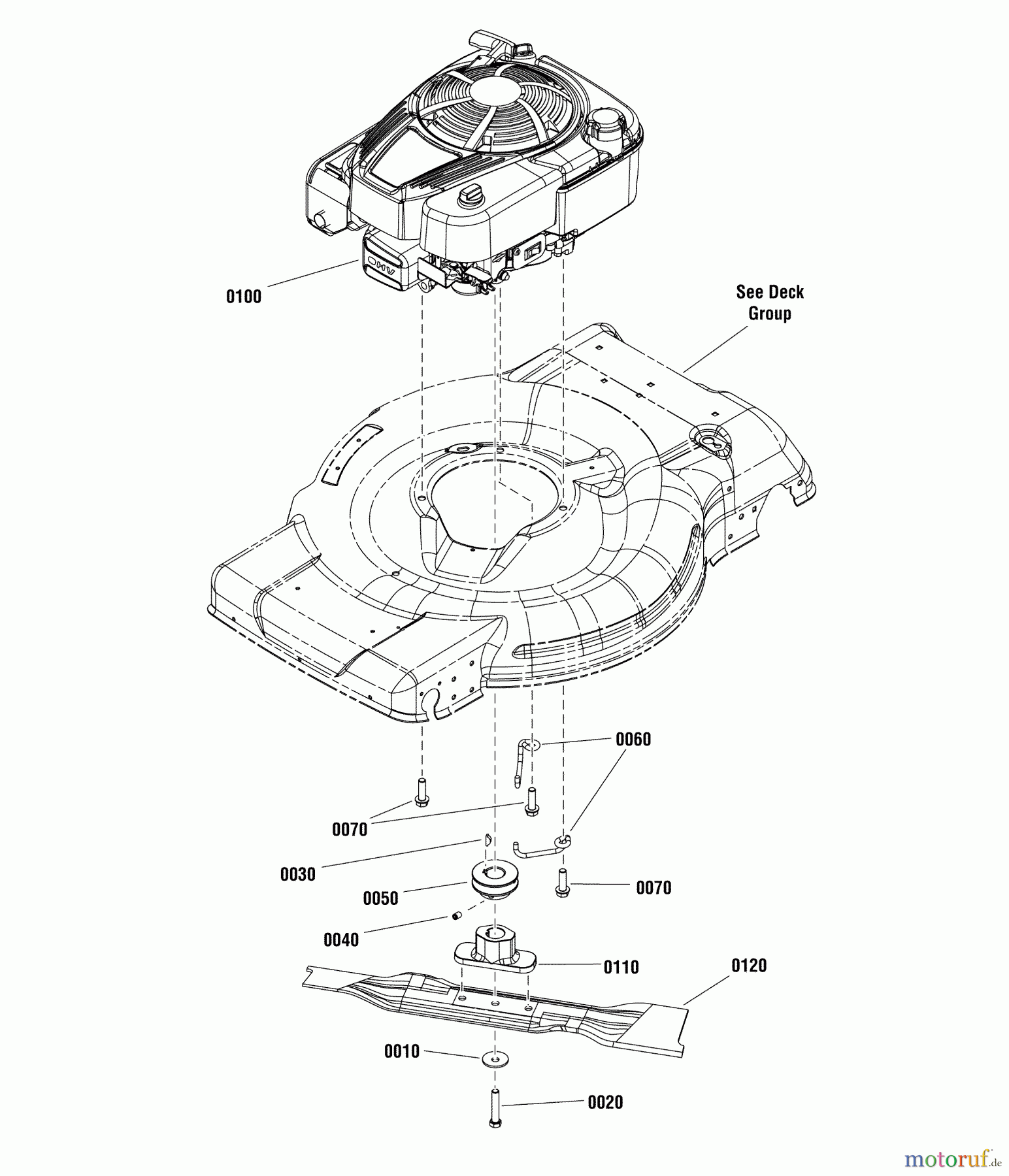  Murray Rasenmäher JS48 (7800826) - John Deere 22