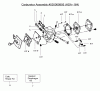 Poulan / Weed Eater 3450 (p219) - Poulan Chainsaw Spareparts Carburetor Assembly (HDA164) 530069895