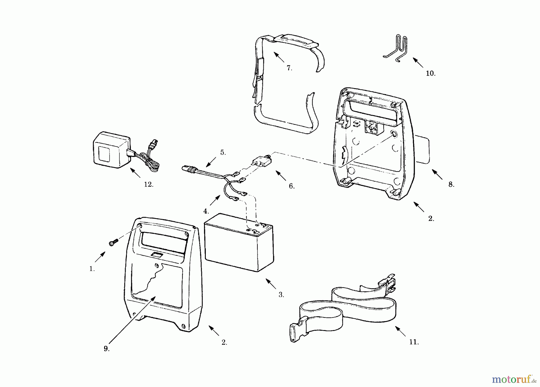  Poulan / Weed Eater Motorsensen, Trimmer CT96 - Paramount Cordless Trimmer BATTERY