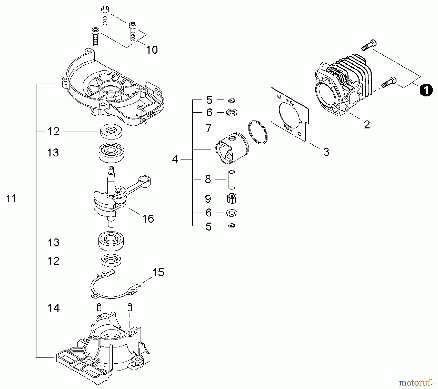  Shindaiwa Heckenscheren HT232 - Shindaiwa Hedge Trimmer, Single-Sided, S/N: T22612001001 - T22612999999 Engine