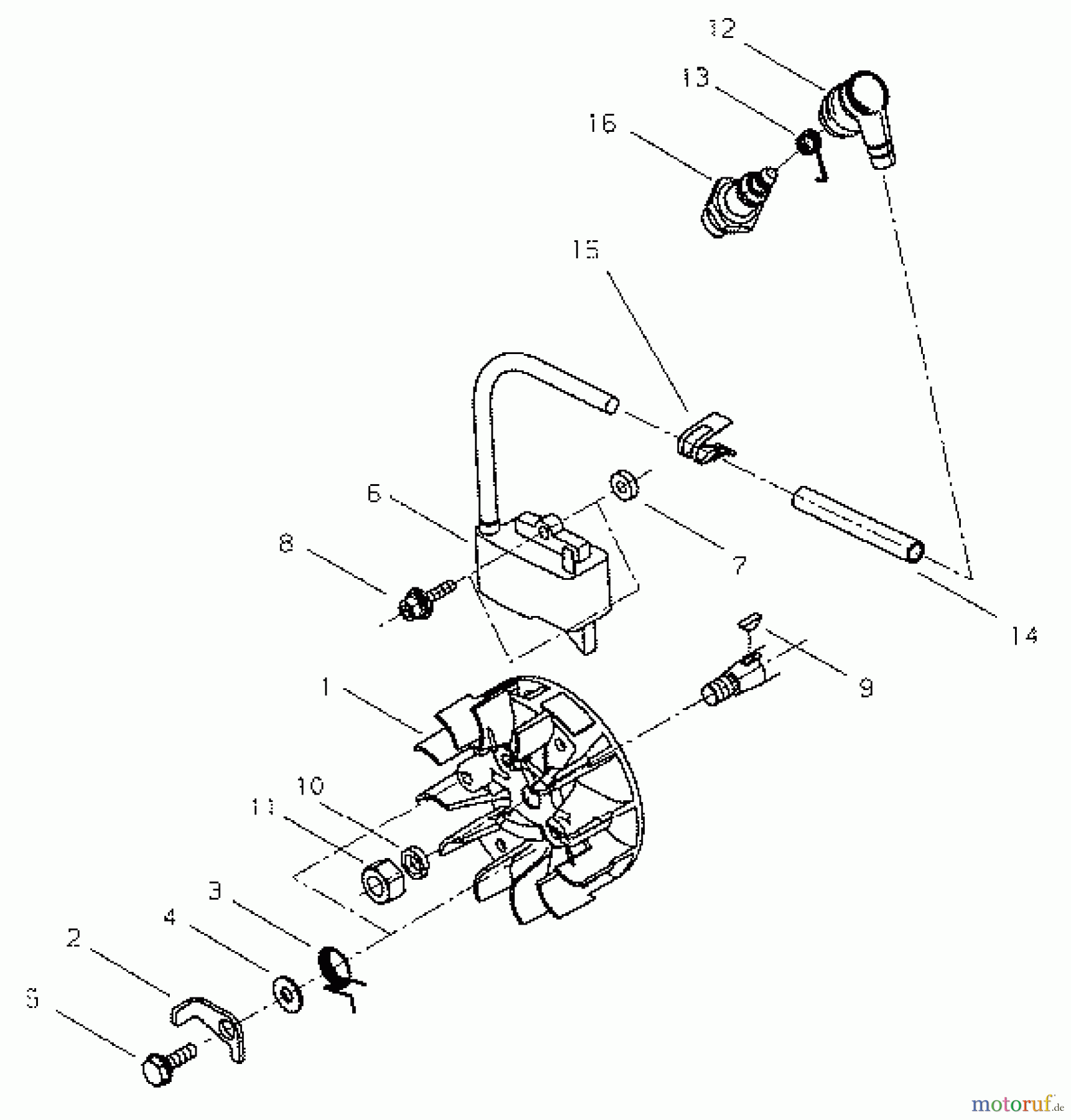  Shindaiwa Sägen, Motorsägen 352S - Shindaiwa Chainsaw Zündung