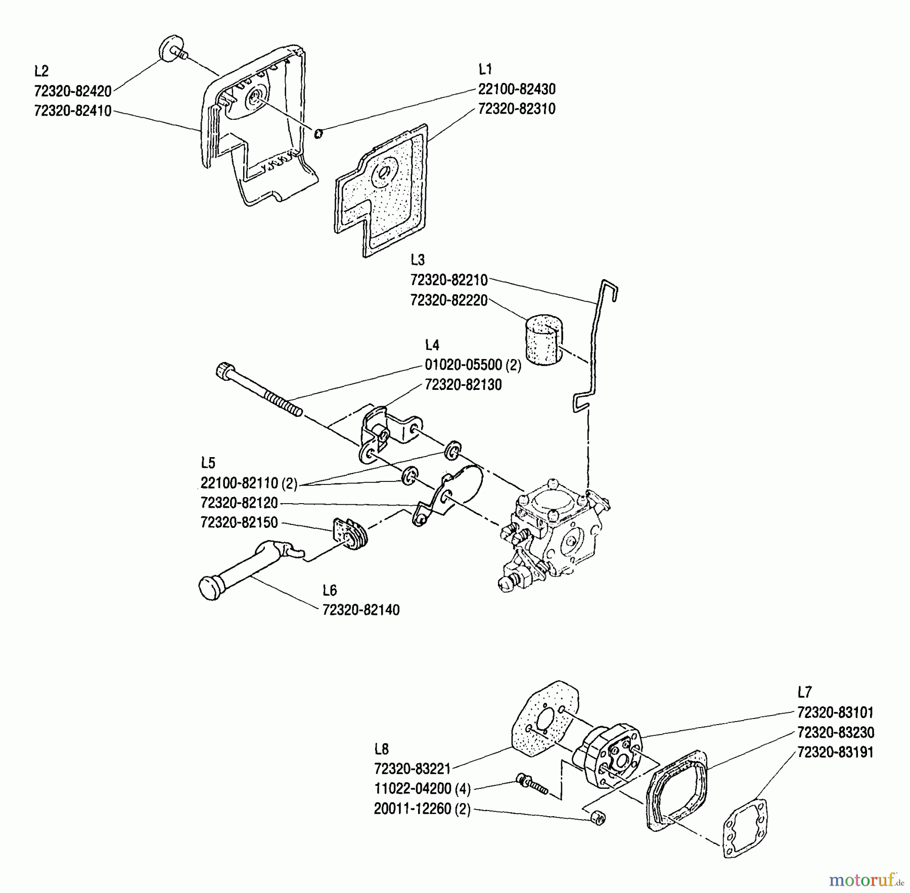  Shindaiwa Sägen, Motorsägen 357 - Shindaiwa Chainsaw Air Filter