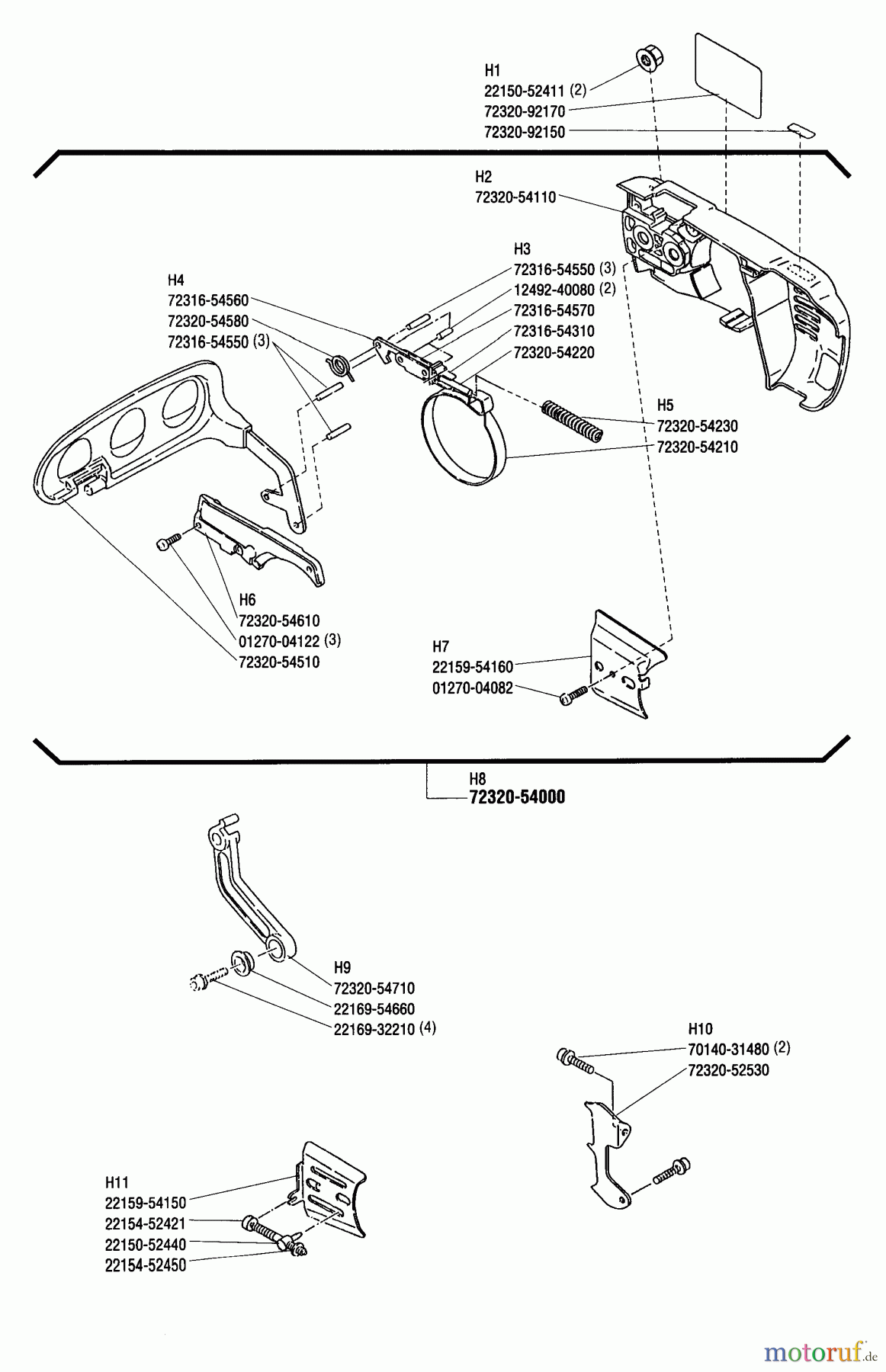  Shindaiwa Sägen, Motorsägen 357 - Shindaiwa Chainsaw Clutch Cover