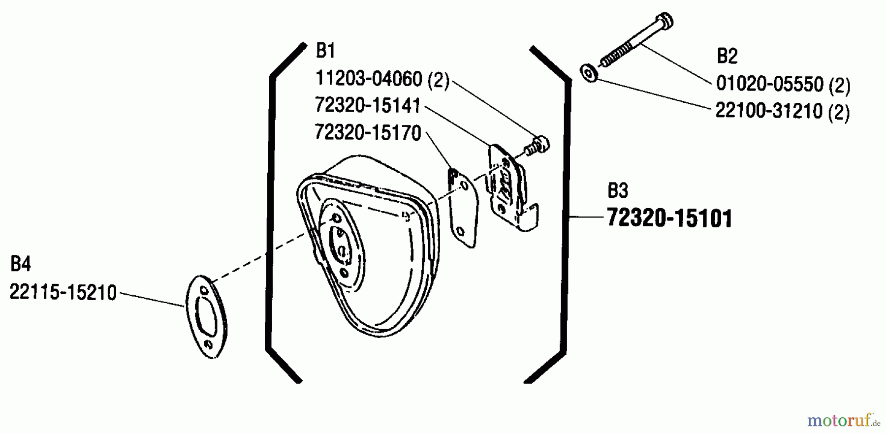  Shindaiwa Sägen, Motorsägen 357 - Shindaiwa Chainsaw Muffler