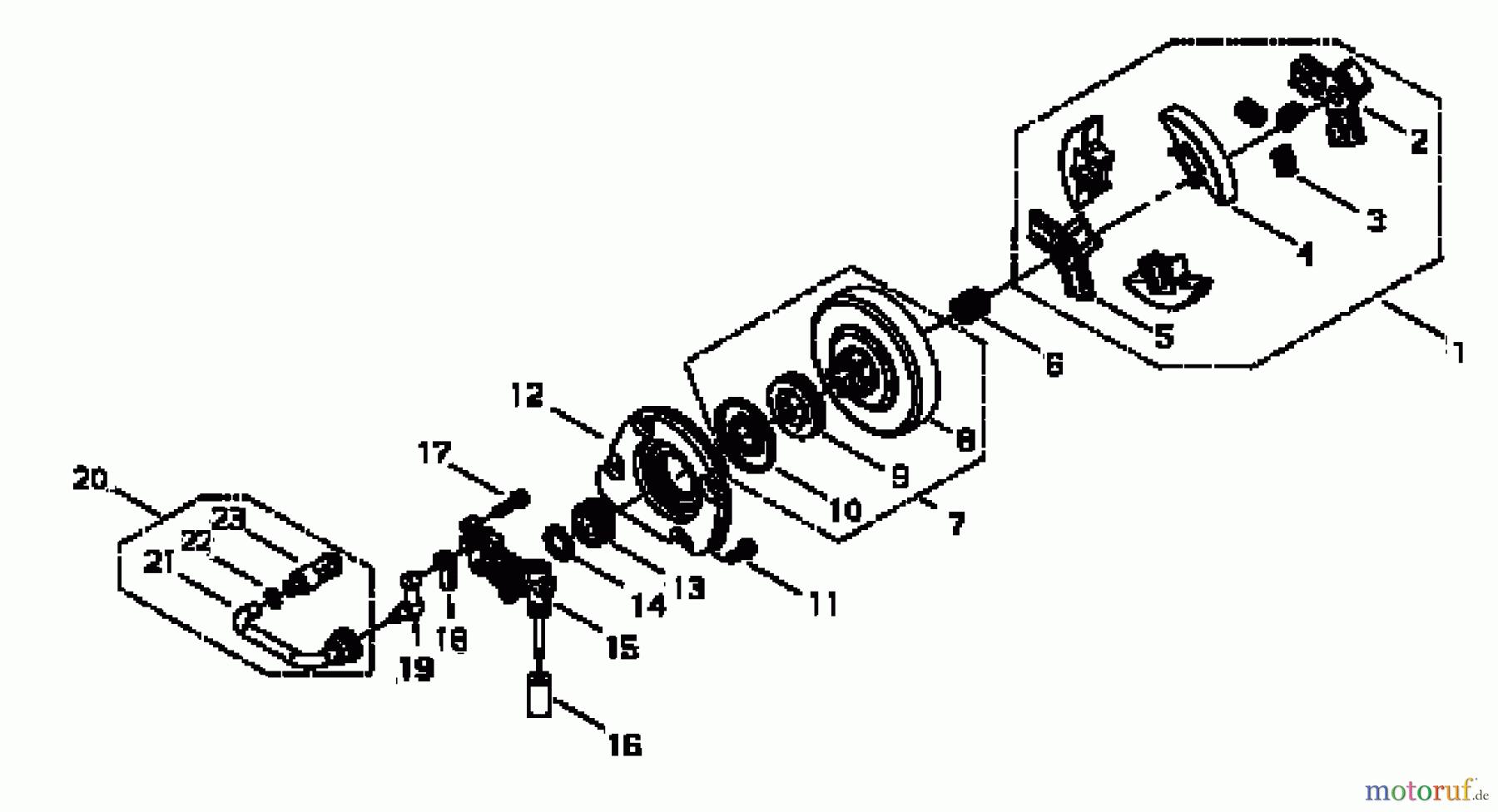  Shindaiwa Sägen, Motorsägen 488P - Shindaiwa Chainsaw, Clutch