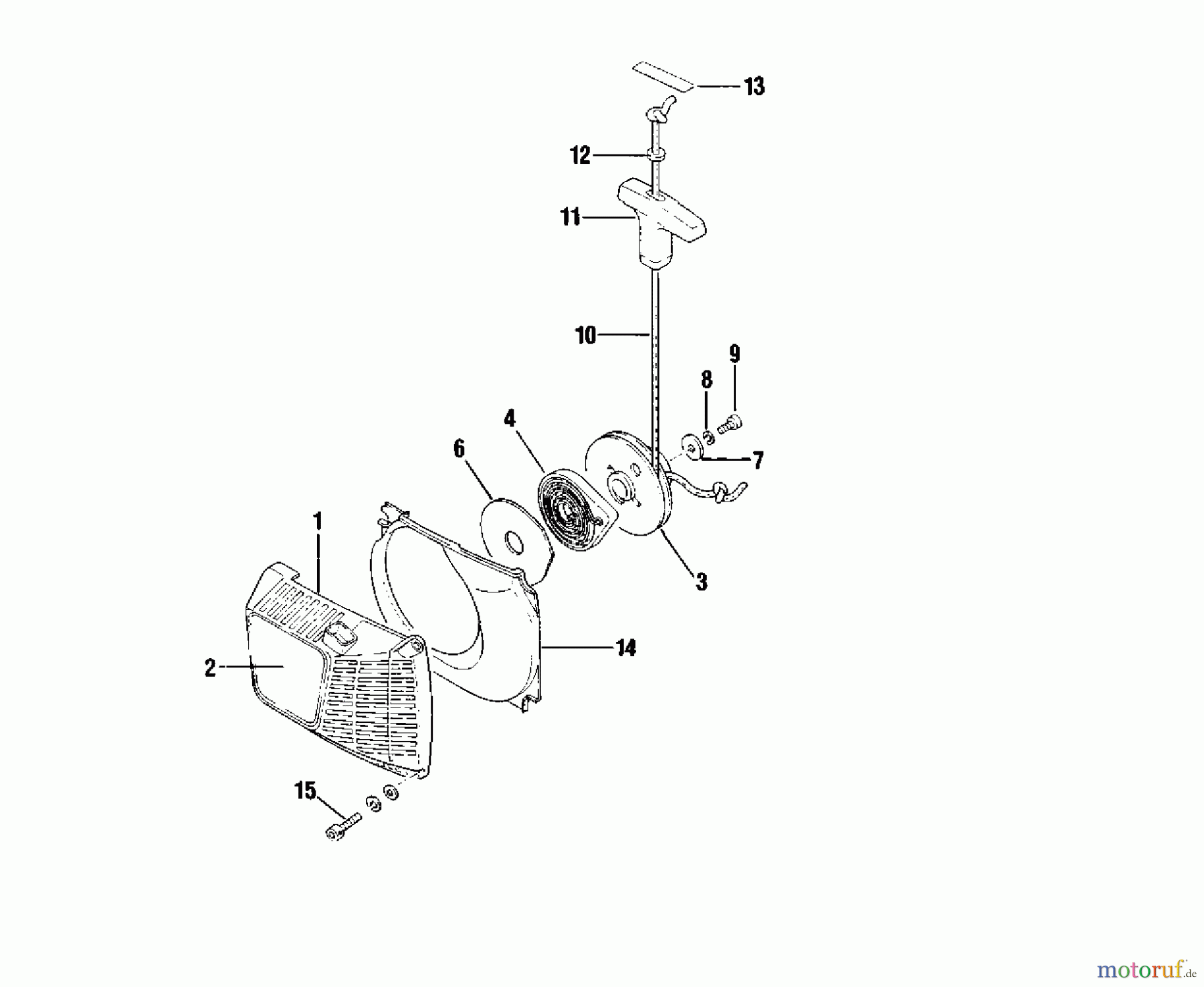  Shindaiwa Sägen, Motorsägen 680 - Shindaiwa Chainsaw Starter Assy.