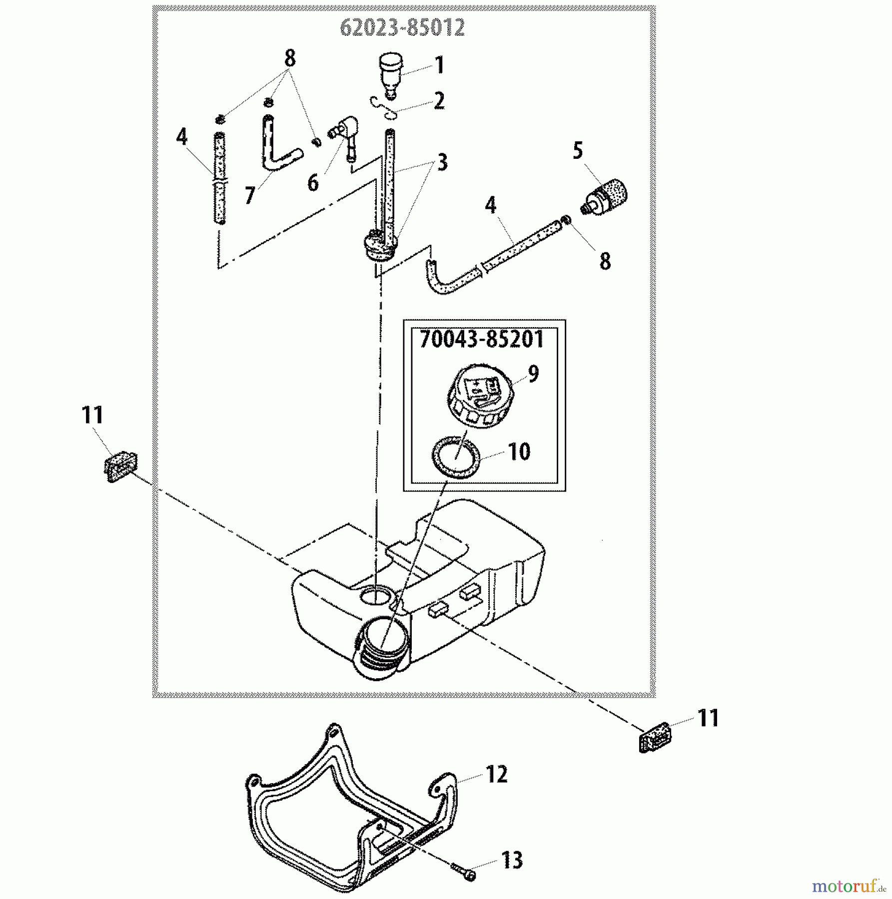  Shindaiwa Hochentanster P231 - Shindaiwa Pole Saw / Pruner Fuel Tank