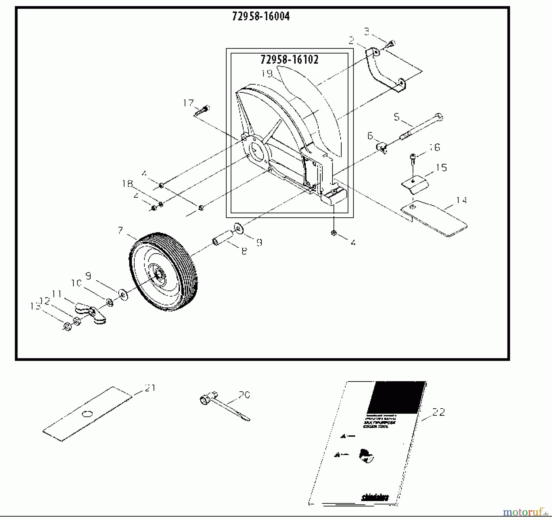  Shindaiwa Trimmer, Faden / Bürste 65010 - Shindaiwa Edger Attachment Guard