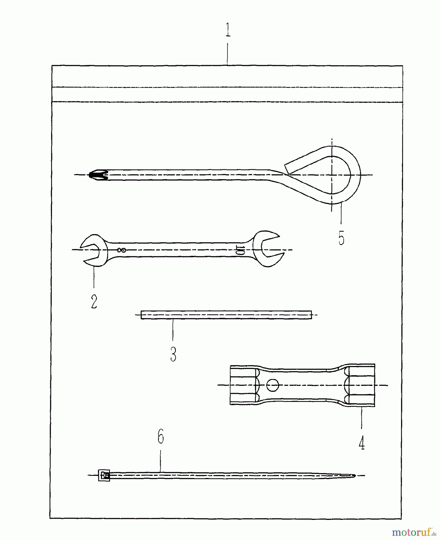  Shindaiwa Trimmer, Faden / Bürste BP40LA - Shindaiwa String Trimmer / Brush Cutter Service Tool Kit